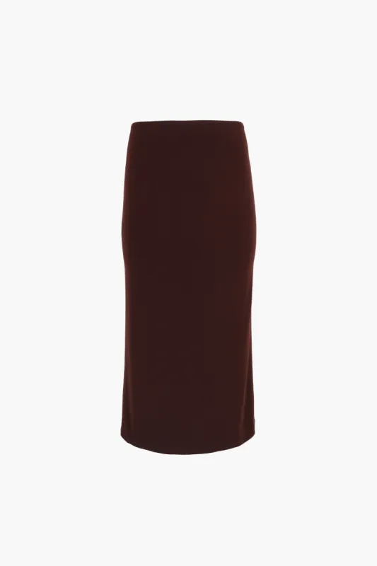 AXEW SKIRT IN DARK BROWN made by Sandy Liang