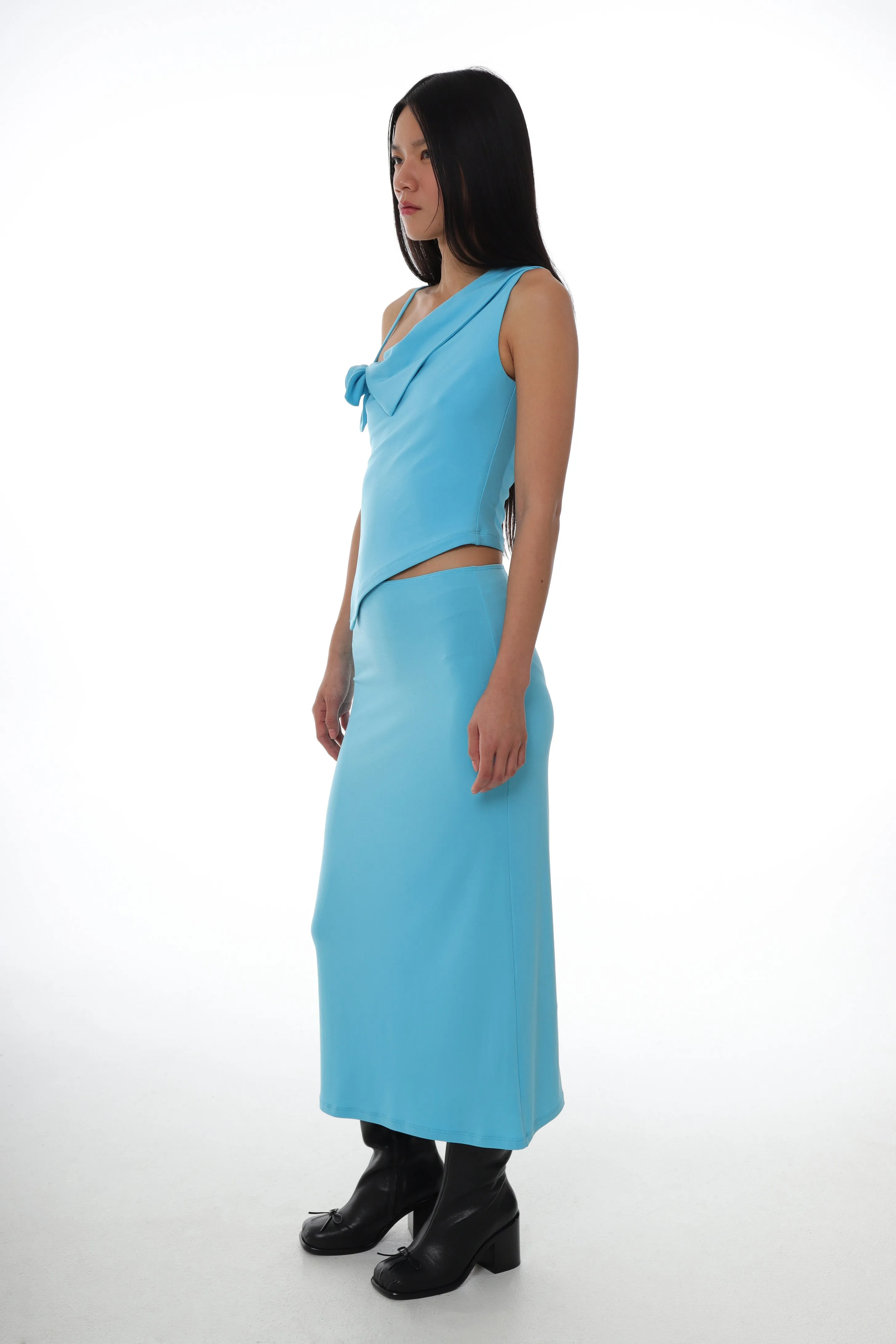 DORY TOP IN TURQUOISE sold by Sandy Liang product image thumbnail 4