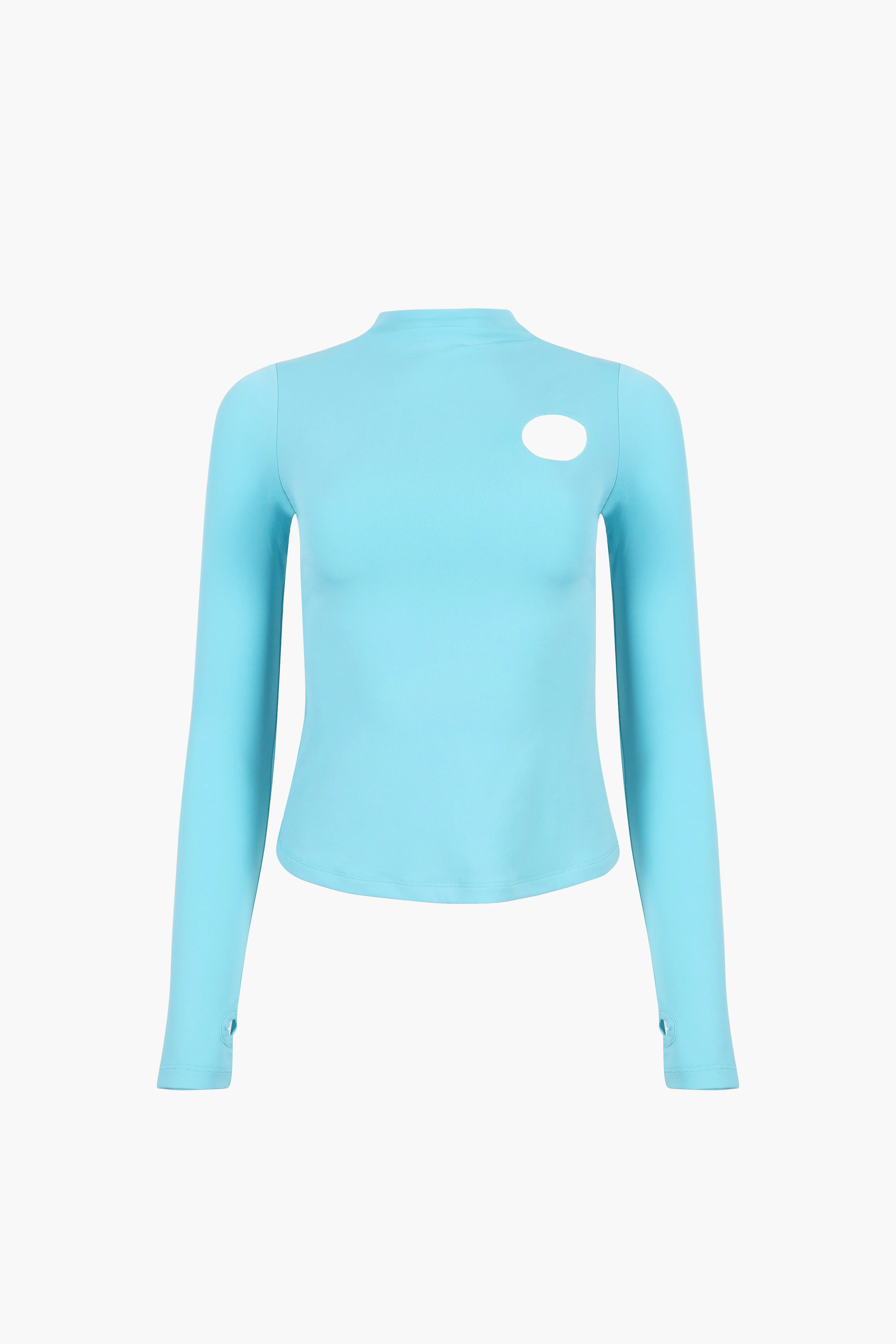 BELLA TOP IN TURQUOISE sold by Sandy Liang