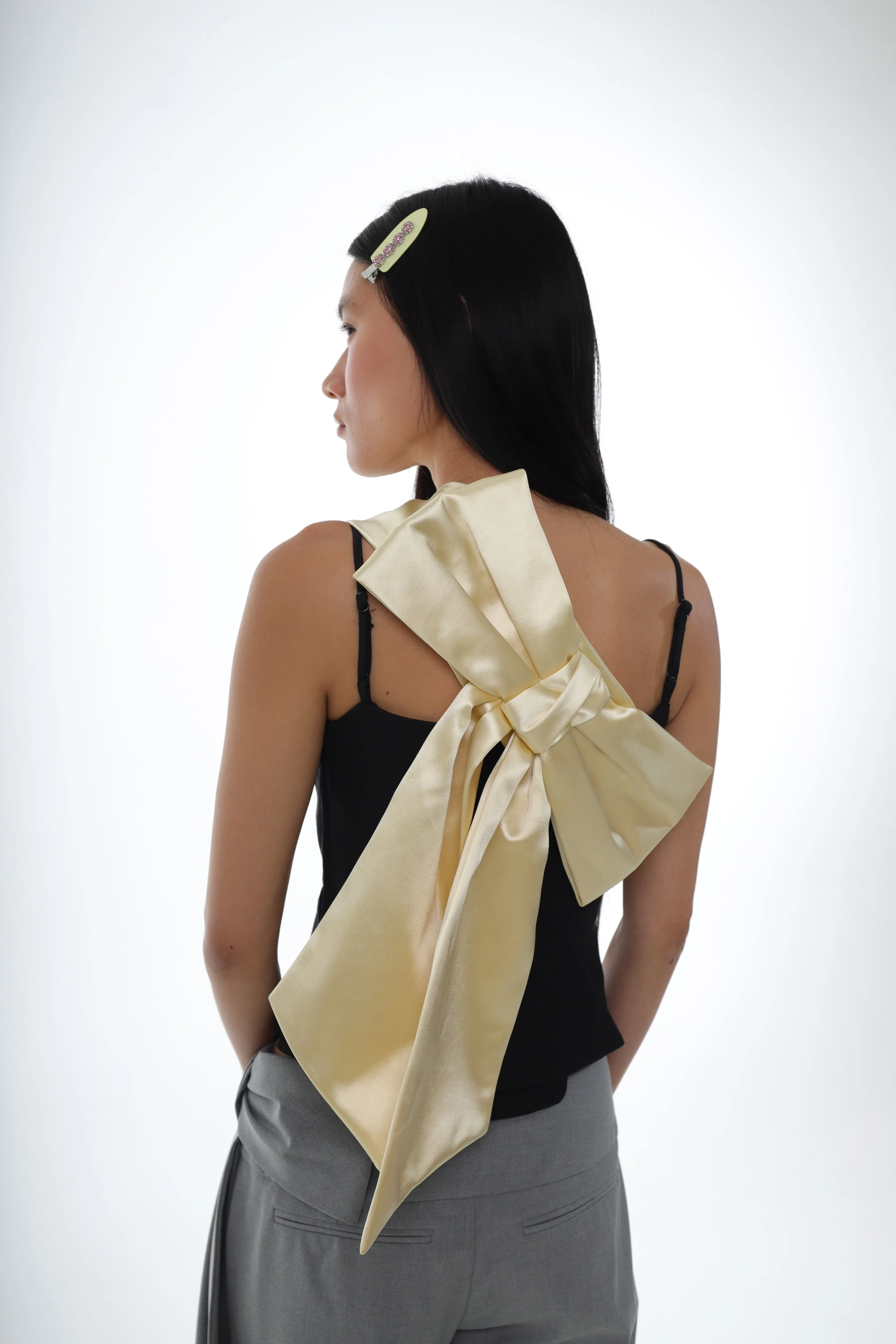 BOY SCOUT BAG IN BUTTER sold by Sandy Liang product image thumbnail 3