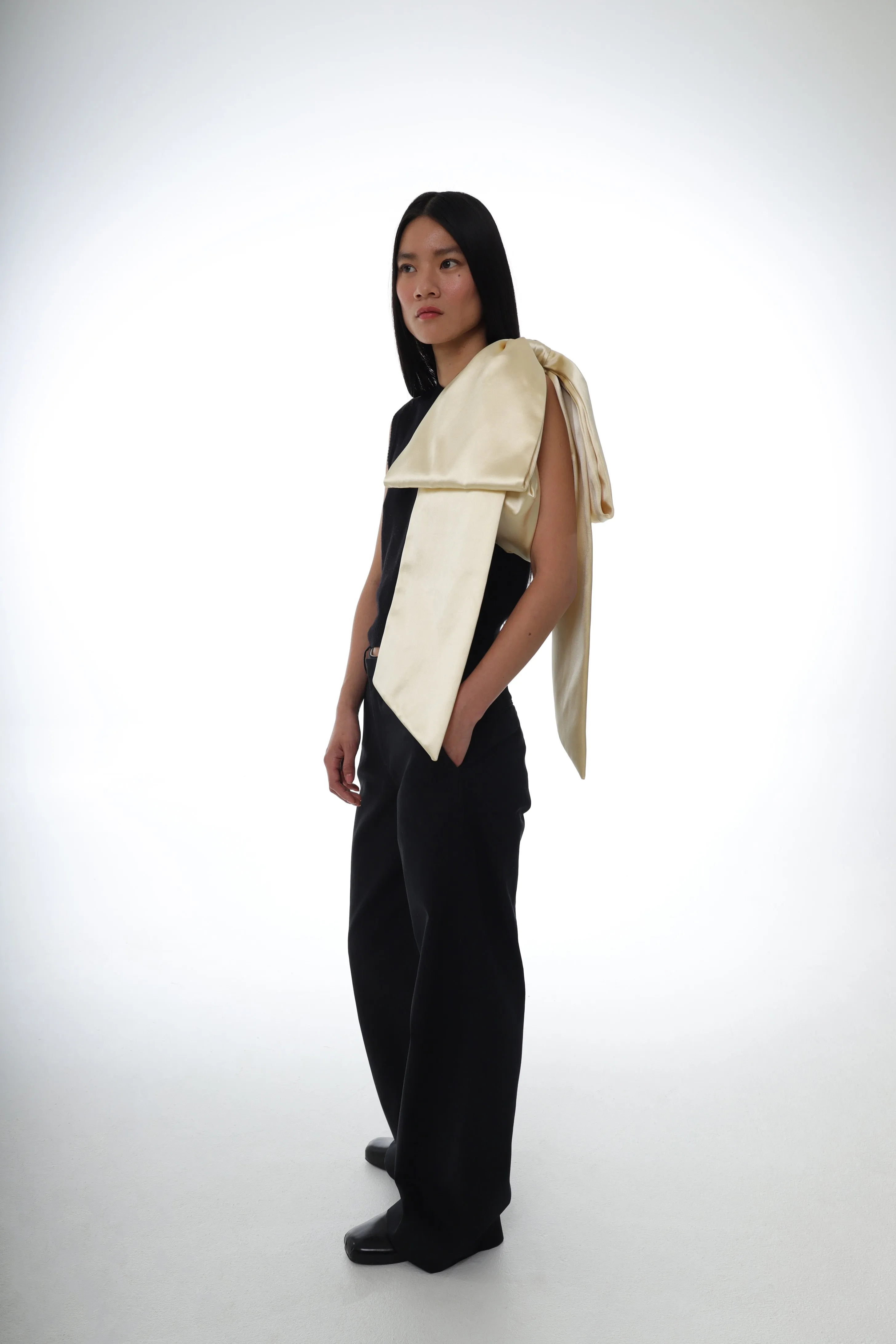 SMALL REGALO BAG IN BUTTER sold by Sandy Liang product image thumbnail 4