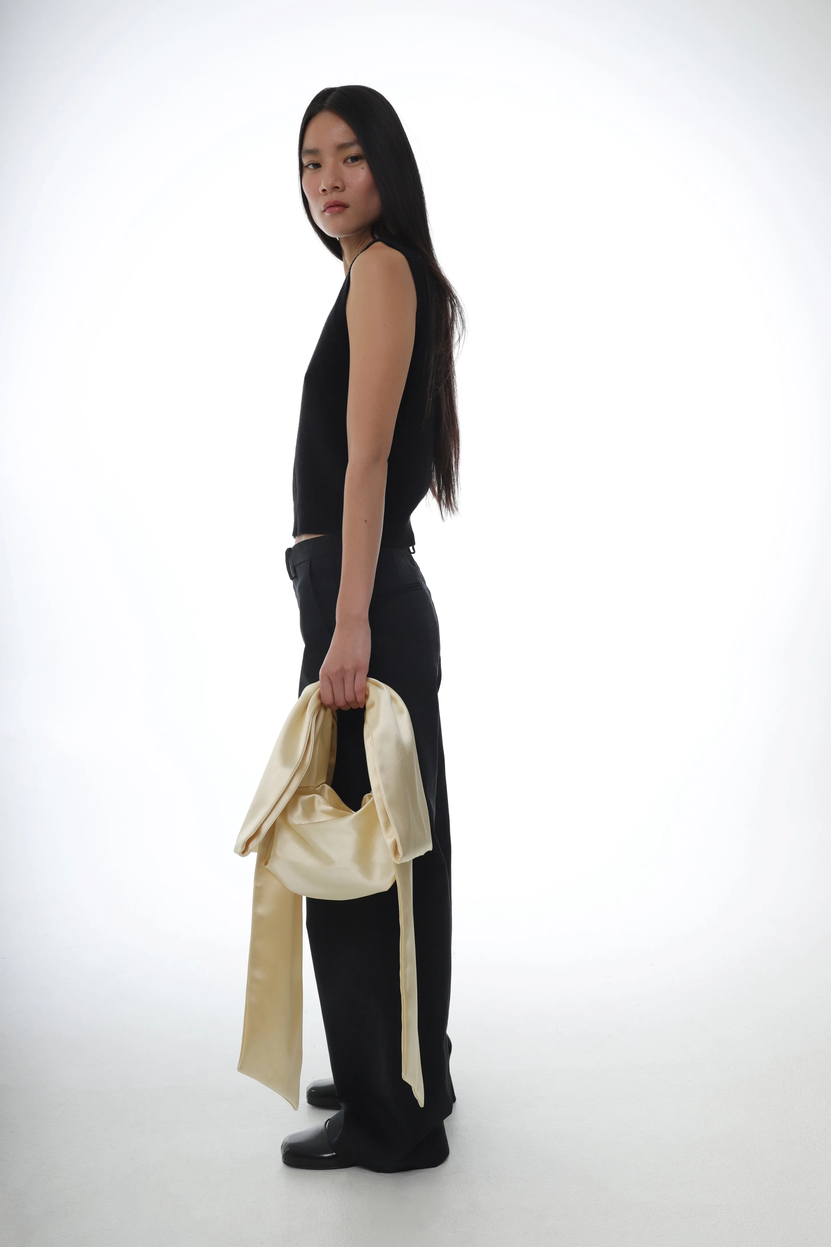 SMALL REGALO BAG IN BUTTER sold by Sandy Liang product image thumbnail 3