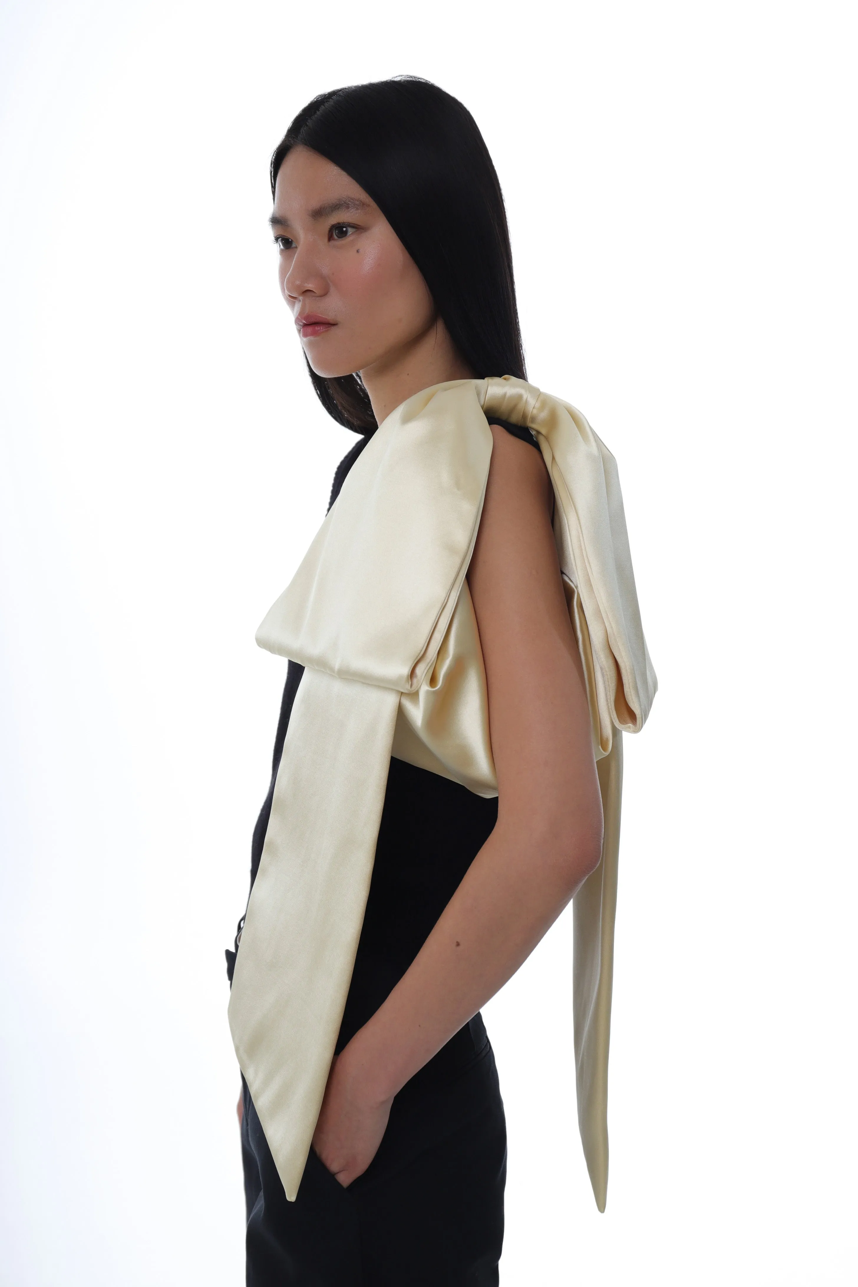 SMALL REGALO BAG IN BUTTER sold by Sandy Liang product image thumbnail 5