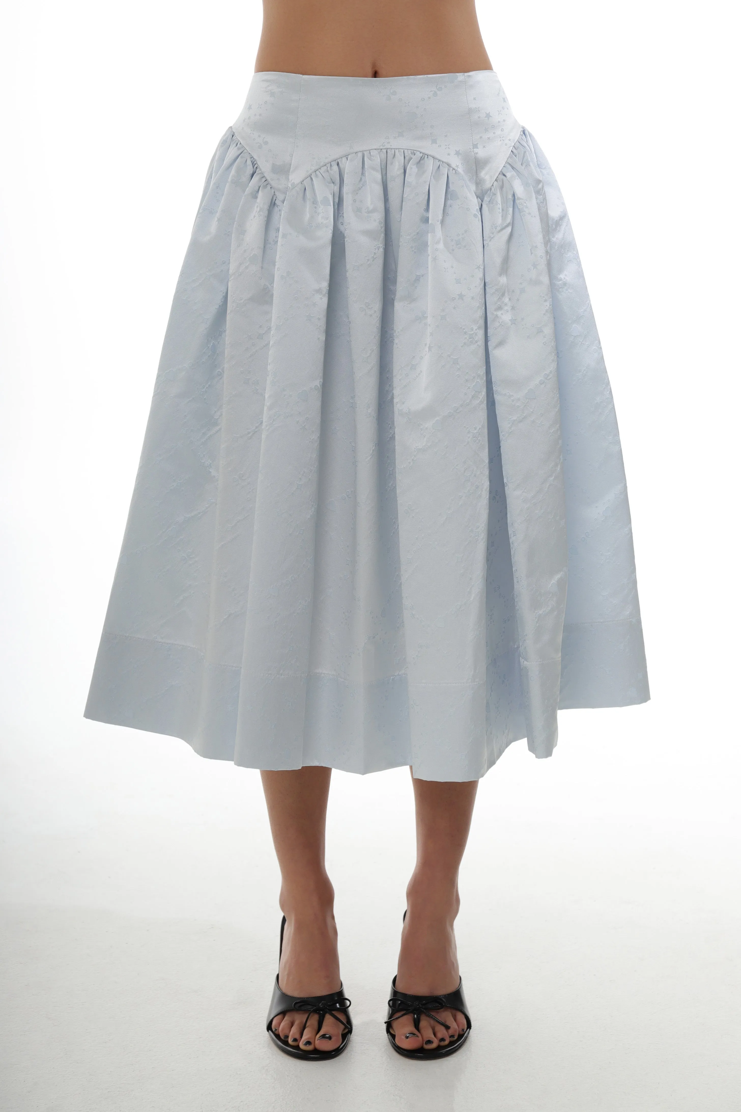 MURANO SKIRT IN ICE BLUE sold by Sandy Liang product image thumbnail 2
