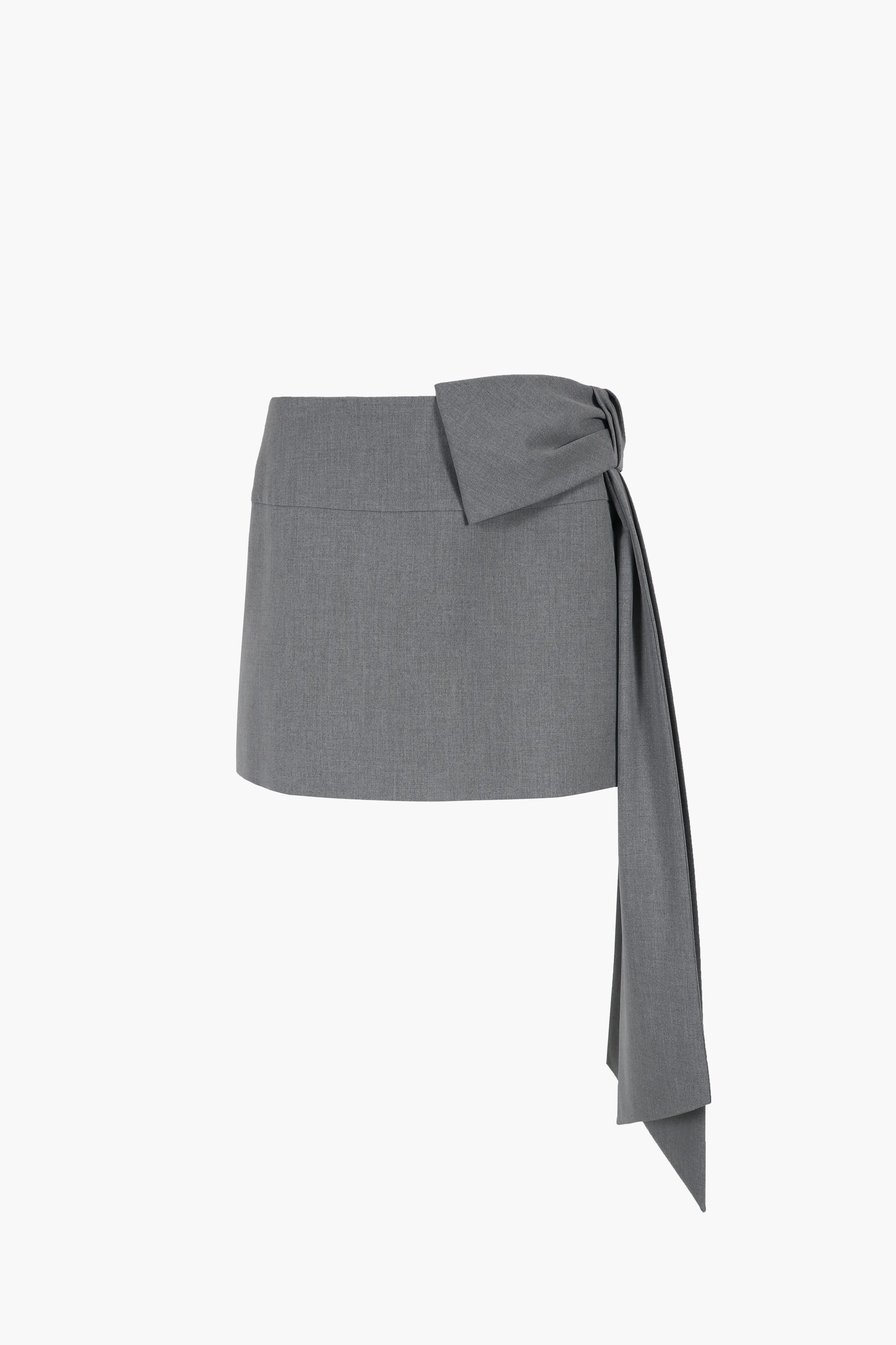 SKAR SKIRT IN LIGHT GREY sold by Sandy Liang