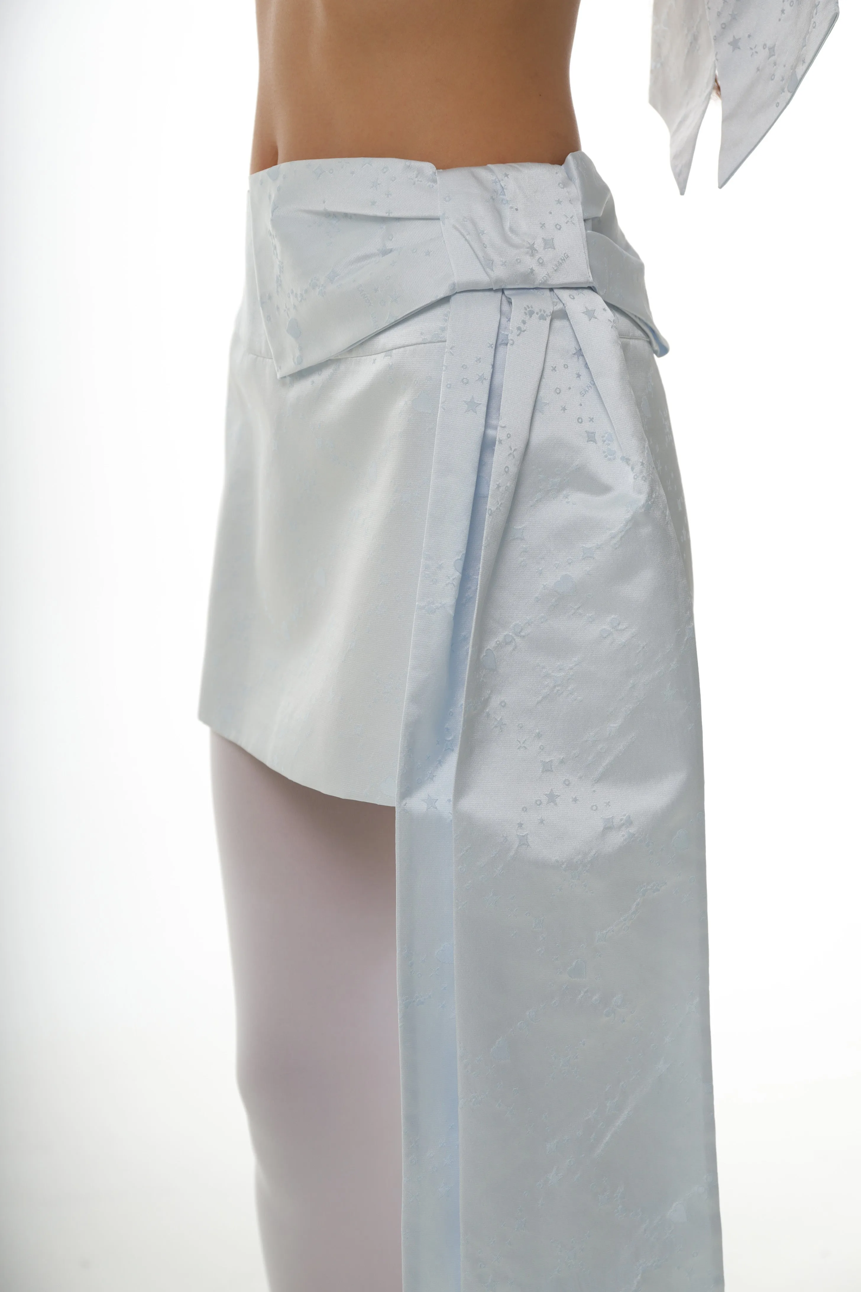 SKAR SKIRT IN ICE BLUE sold by Sandy Liang product image thumbnail 3