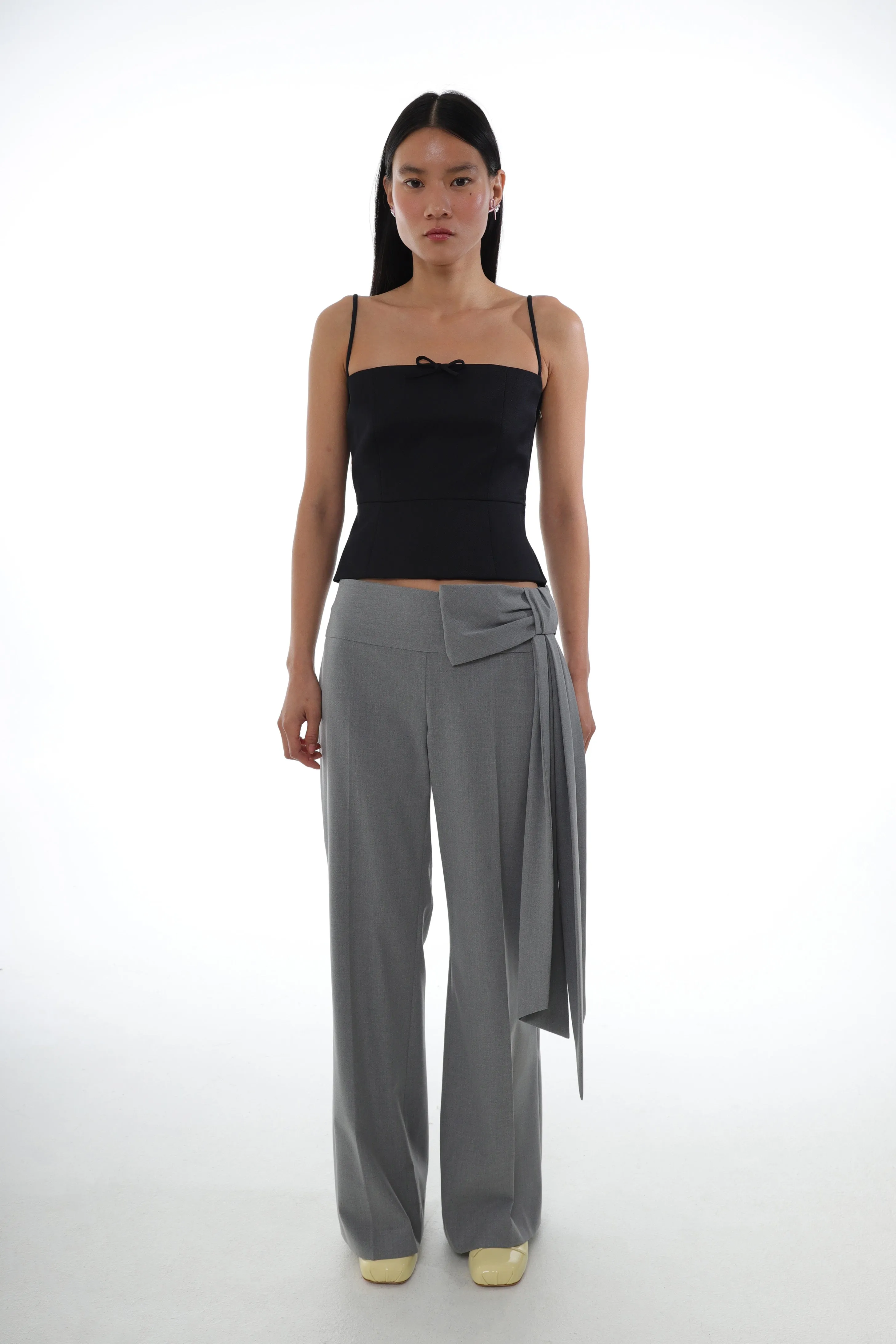 SUNO PANT IN LIGHT GREY sold by Sandy Liang product image thumbnail 2