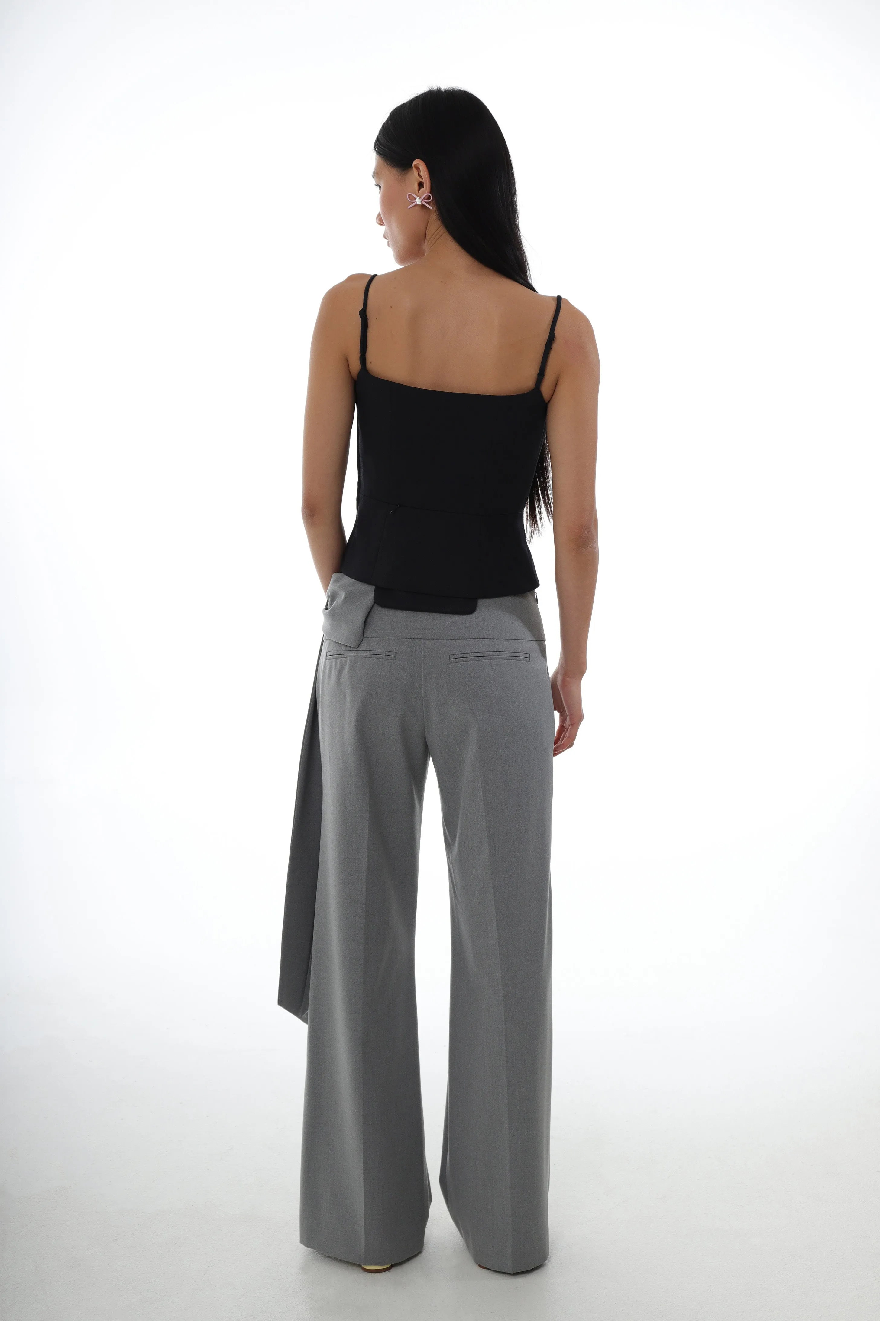 SUNO PANT IN LIGHT GREY sold by Sandy Liang product image thumbnail 4