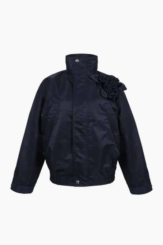 CARLTON JACKET IN NAVY sold by Sandy Liang