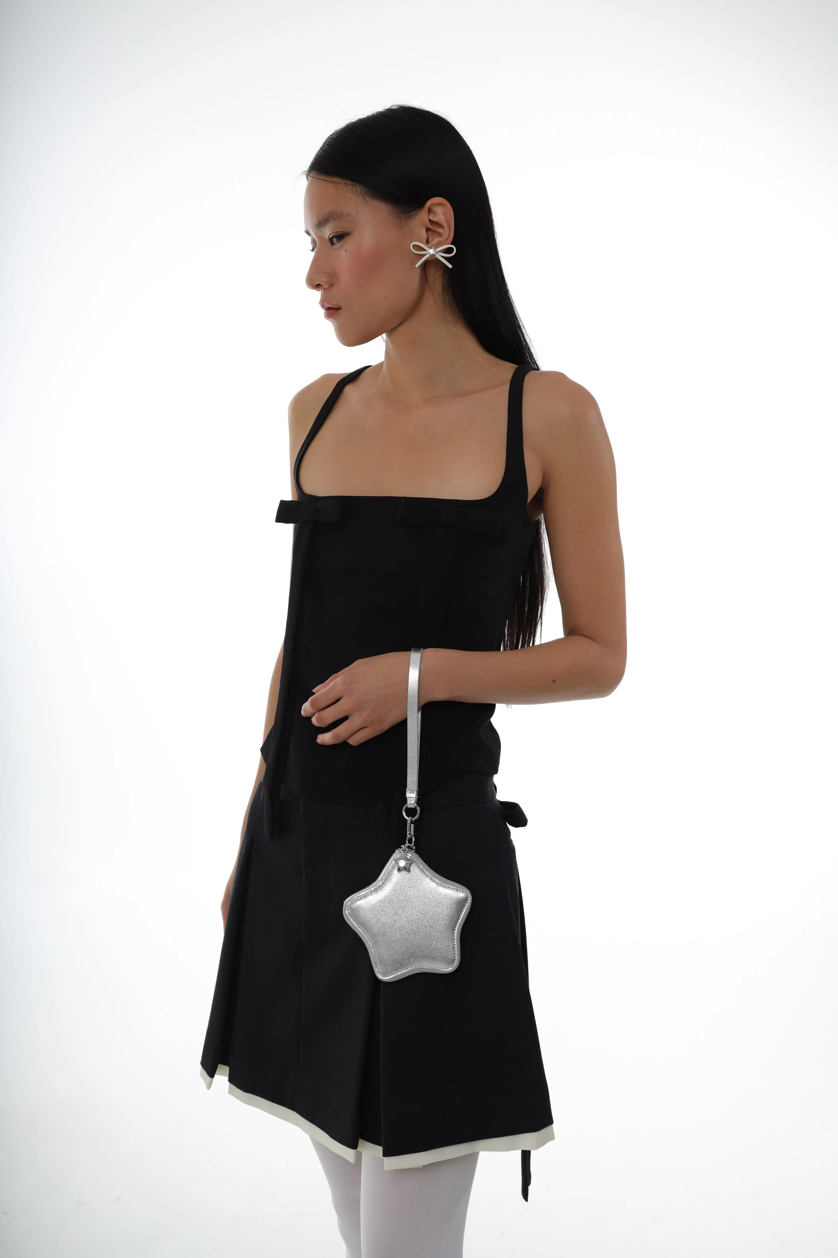 STAR POUCH IN SILVER sold by Sandy Liang product image thumbnail 3