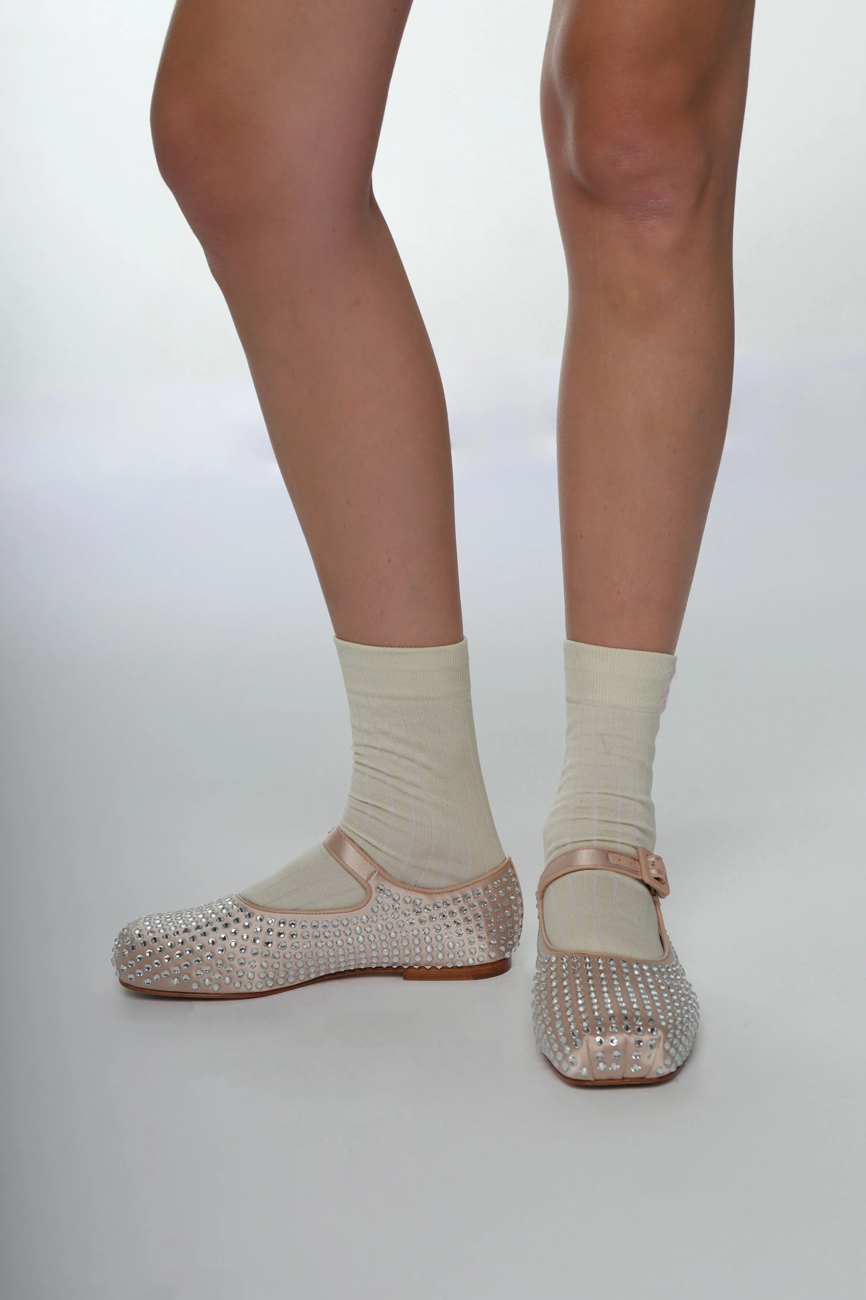 MARY JANE POINTE IN BALLET RHINESTONES sold by Sandy Liang product image thumbnail 3