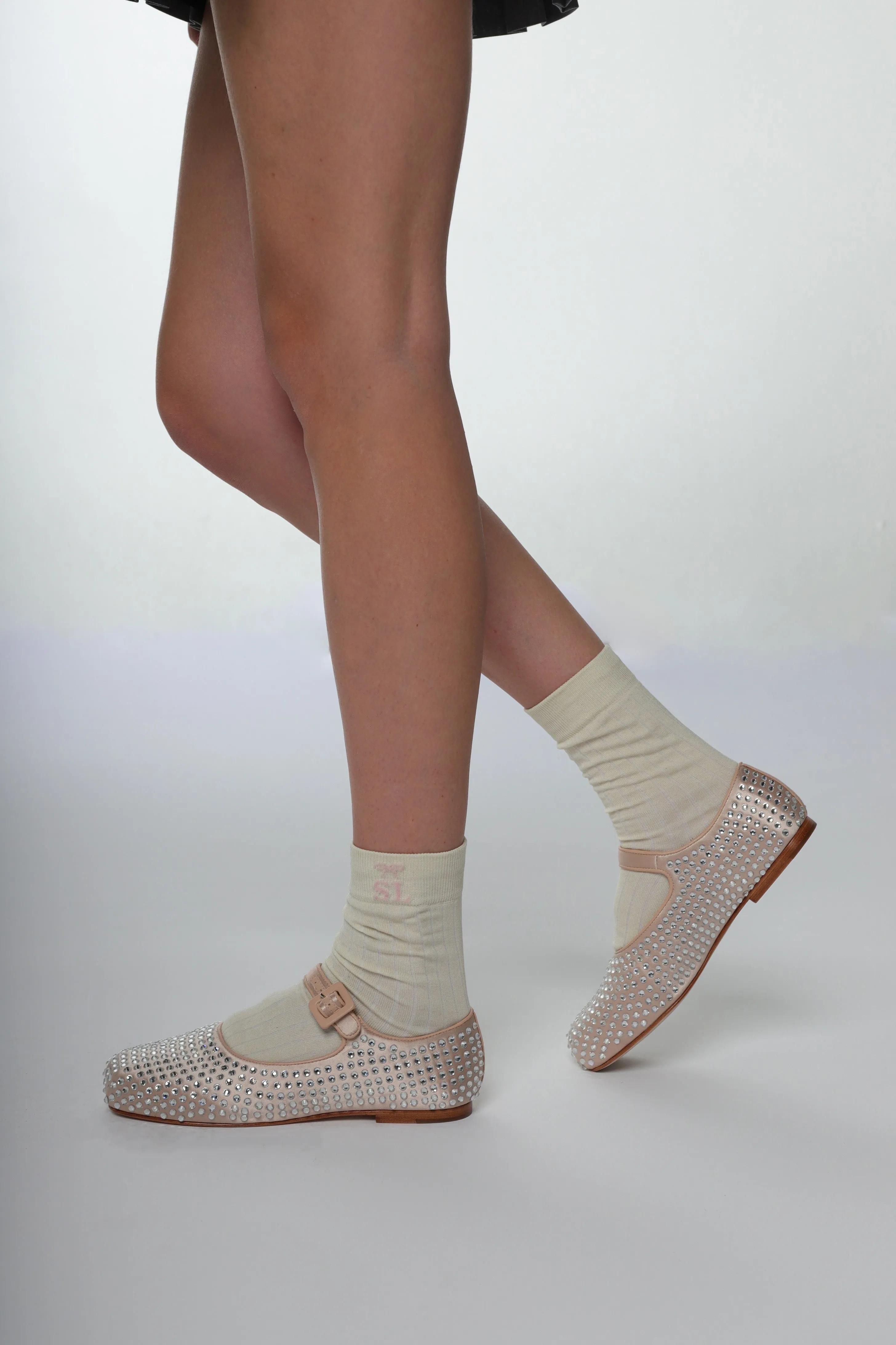 MARY JANE POINTE IN BALLET RHINESTONES sold by Sandy Liang product image thumbnail 4