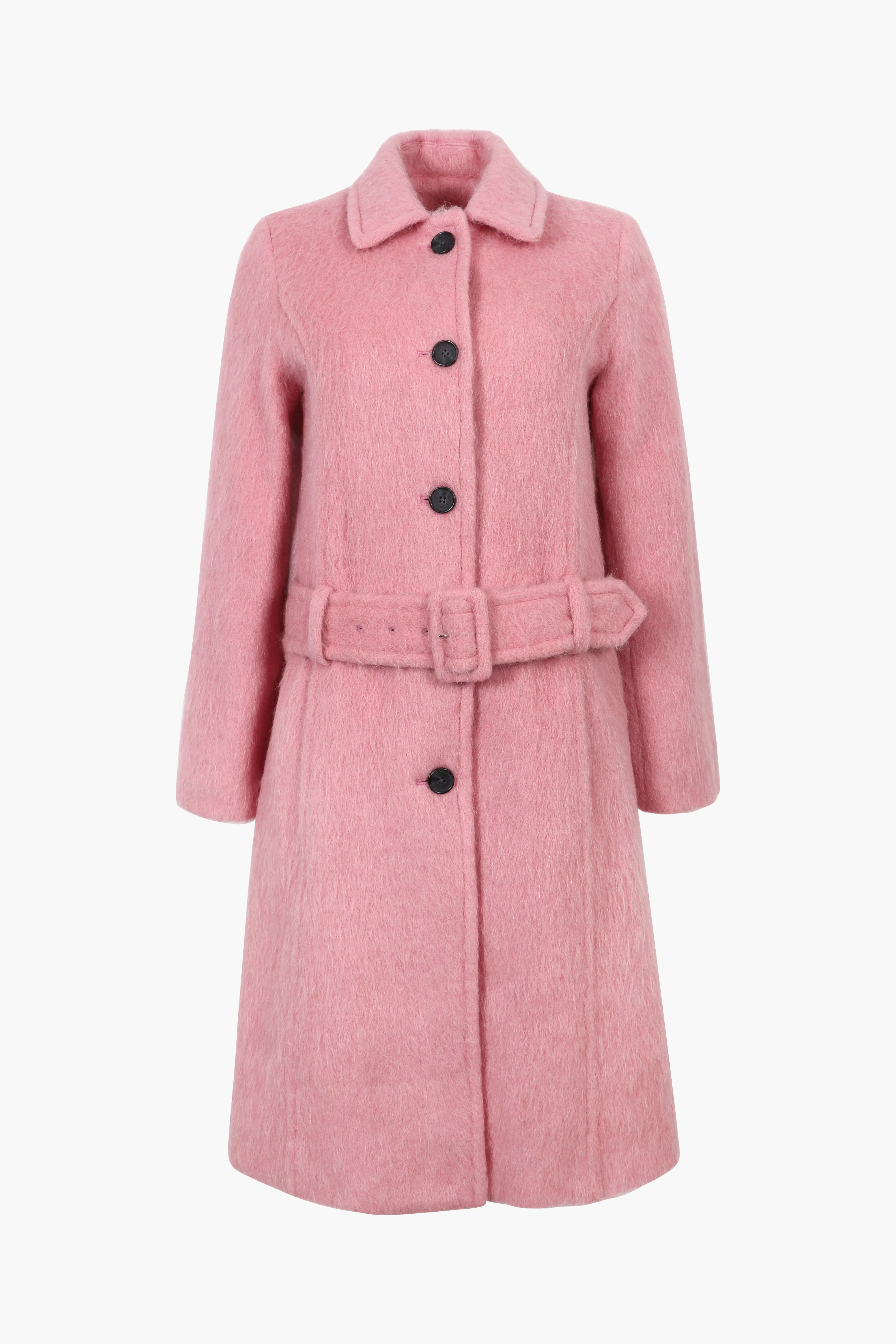 NORWICH COAT IN PINK sold by Sandy Liang