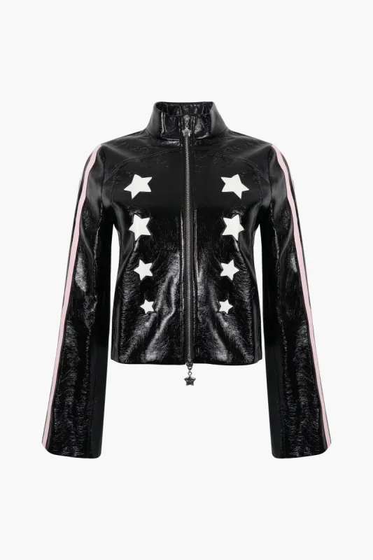 KINO JACKET IN BLACK sold by Sandy Liang