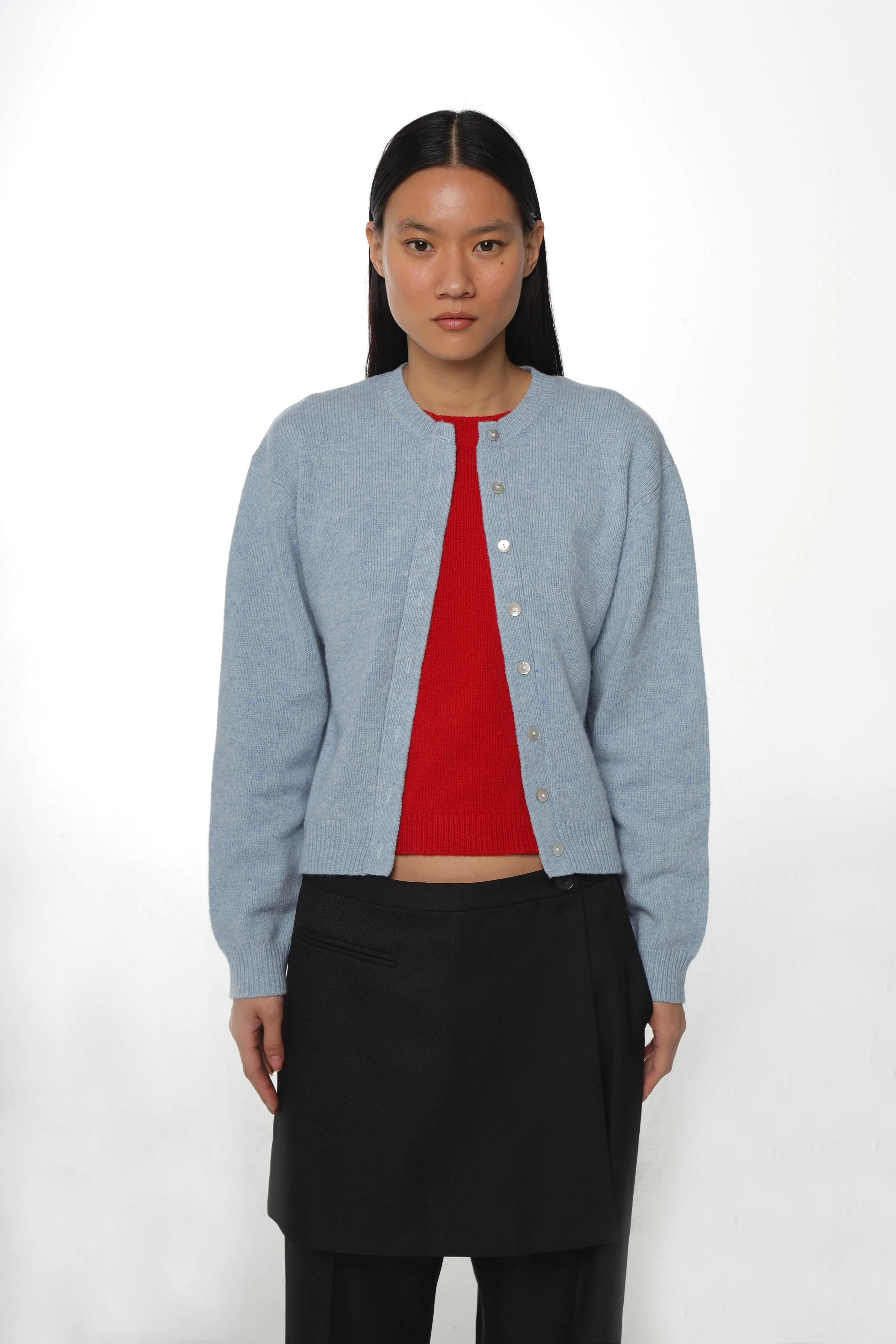 NEWT SWEATER IN LIGHT BLUE sold by Sandy Liang product image thumbnail 3