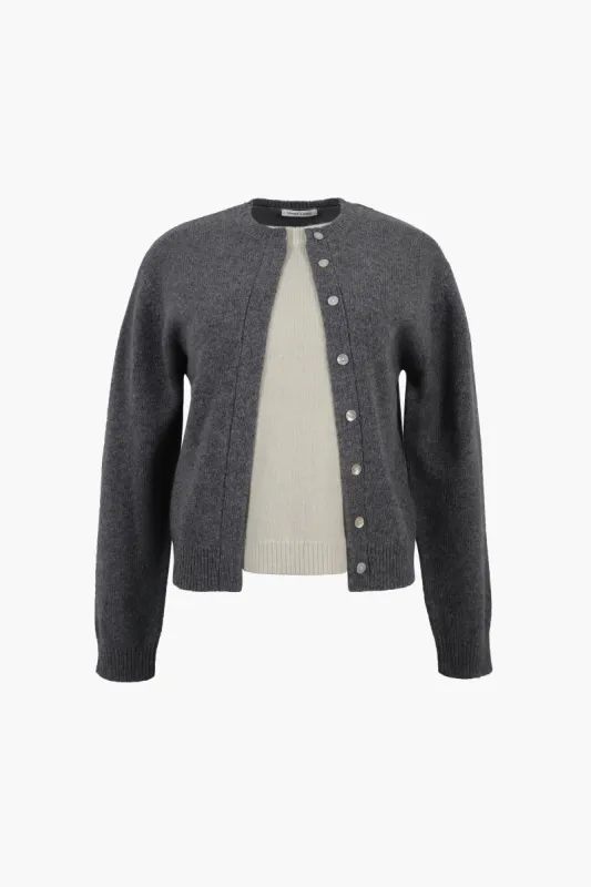NEWT SWEATER IN CHARCOAL sold by Sandy Liang