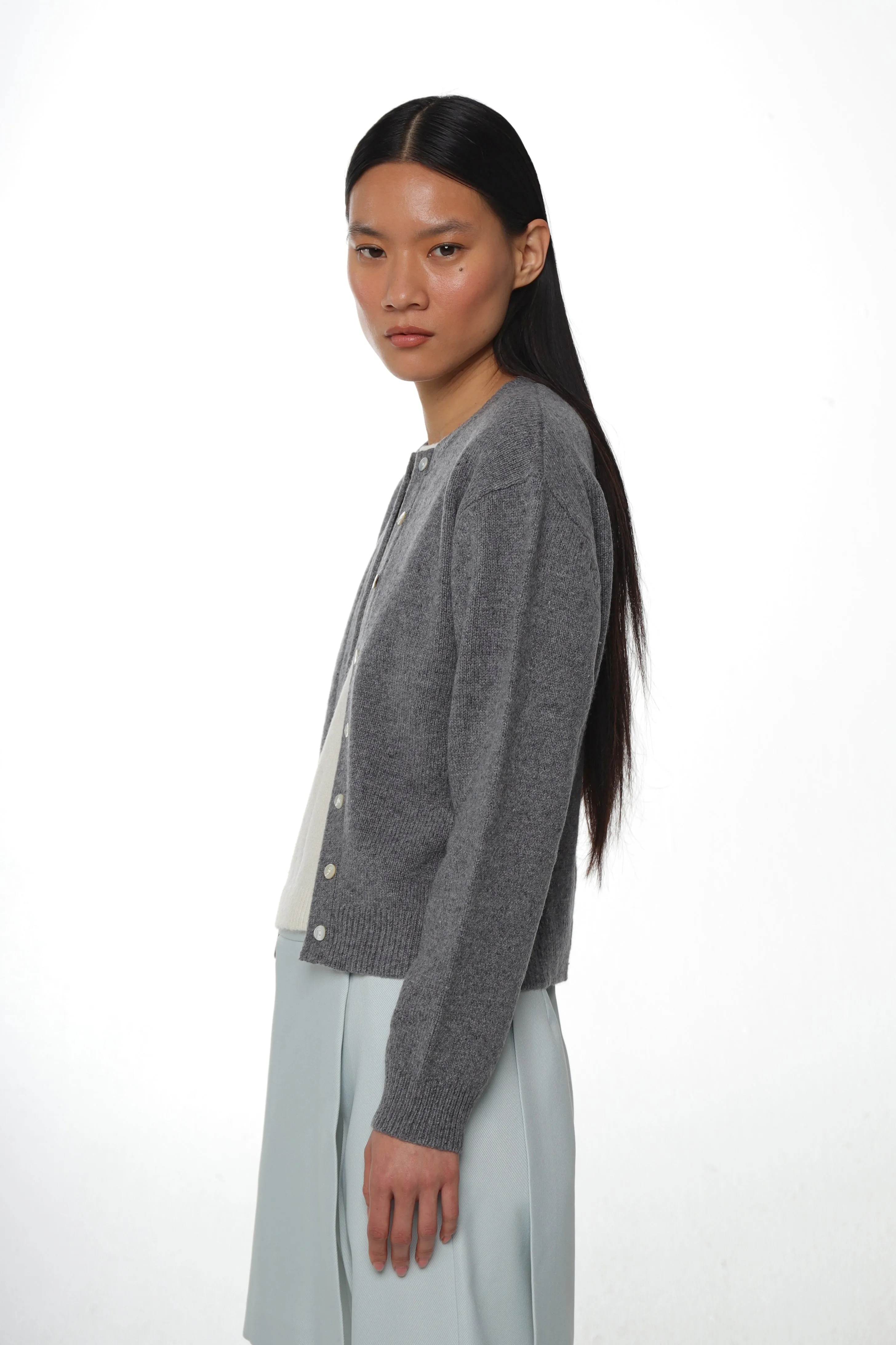 NEWT SWEATER IN CHARCOAL sold by Sandy Liang product image thumbnail 3