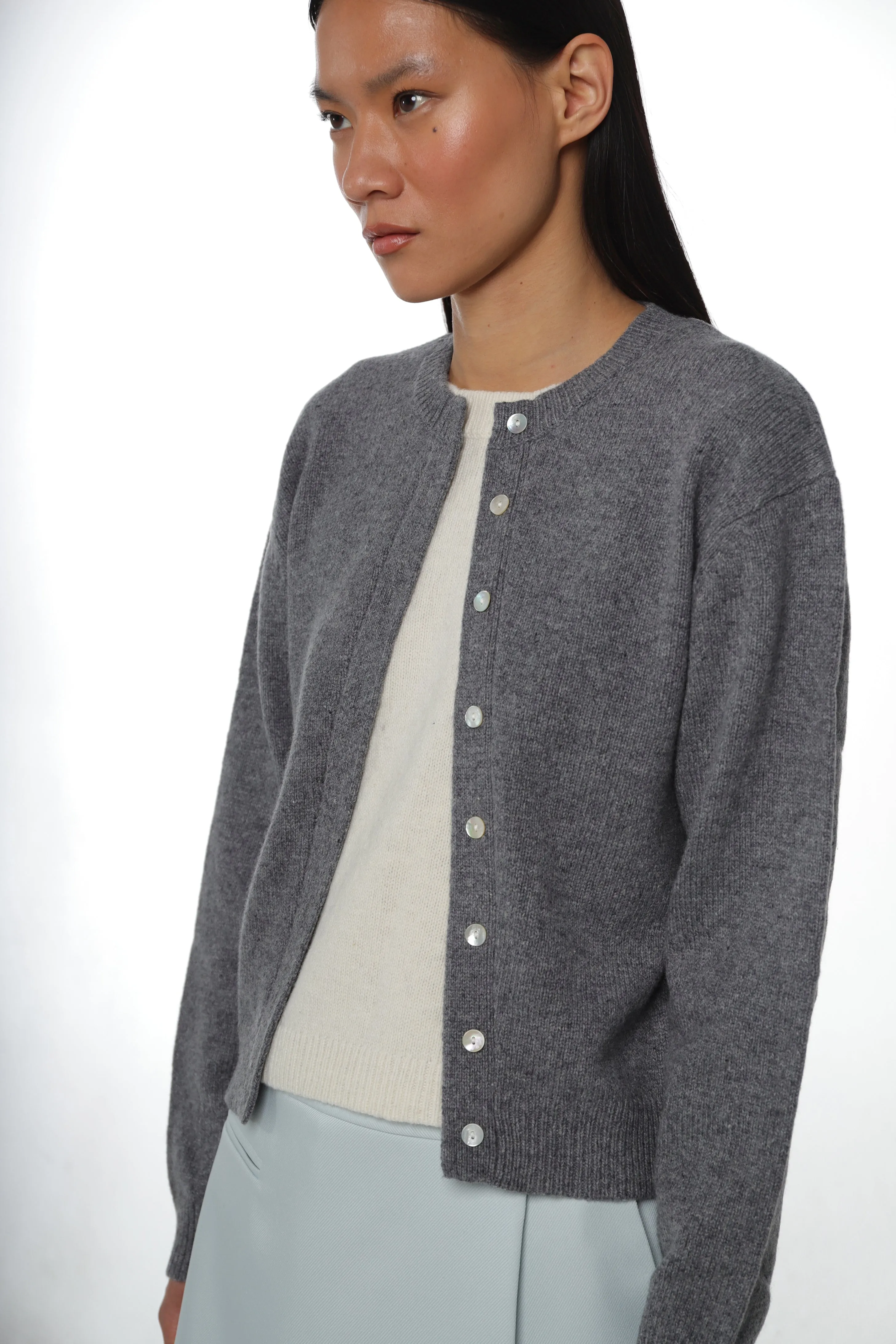 NEWT SWEATER IN CHARCOAL sold by Sandy Liang product image thumbnail 4