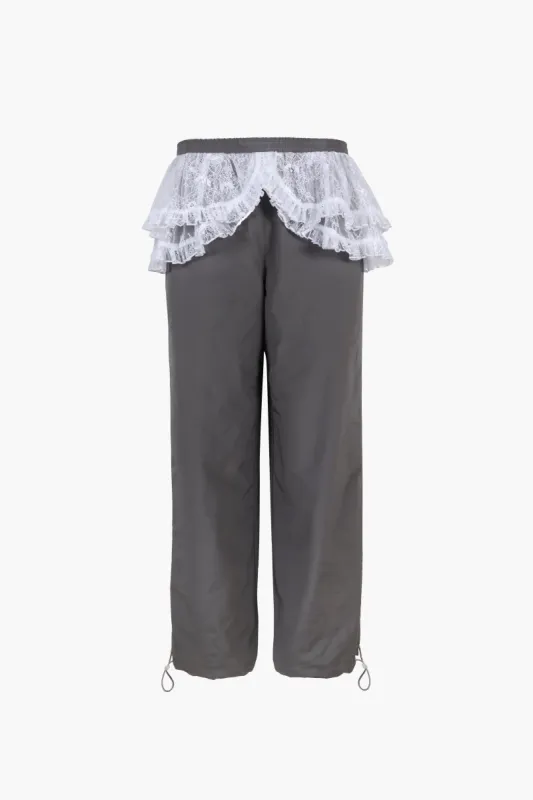 RODEZ PANTS IN GREY sold by Sandy Liang