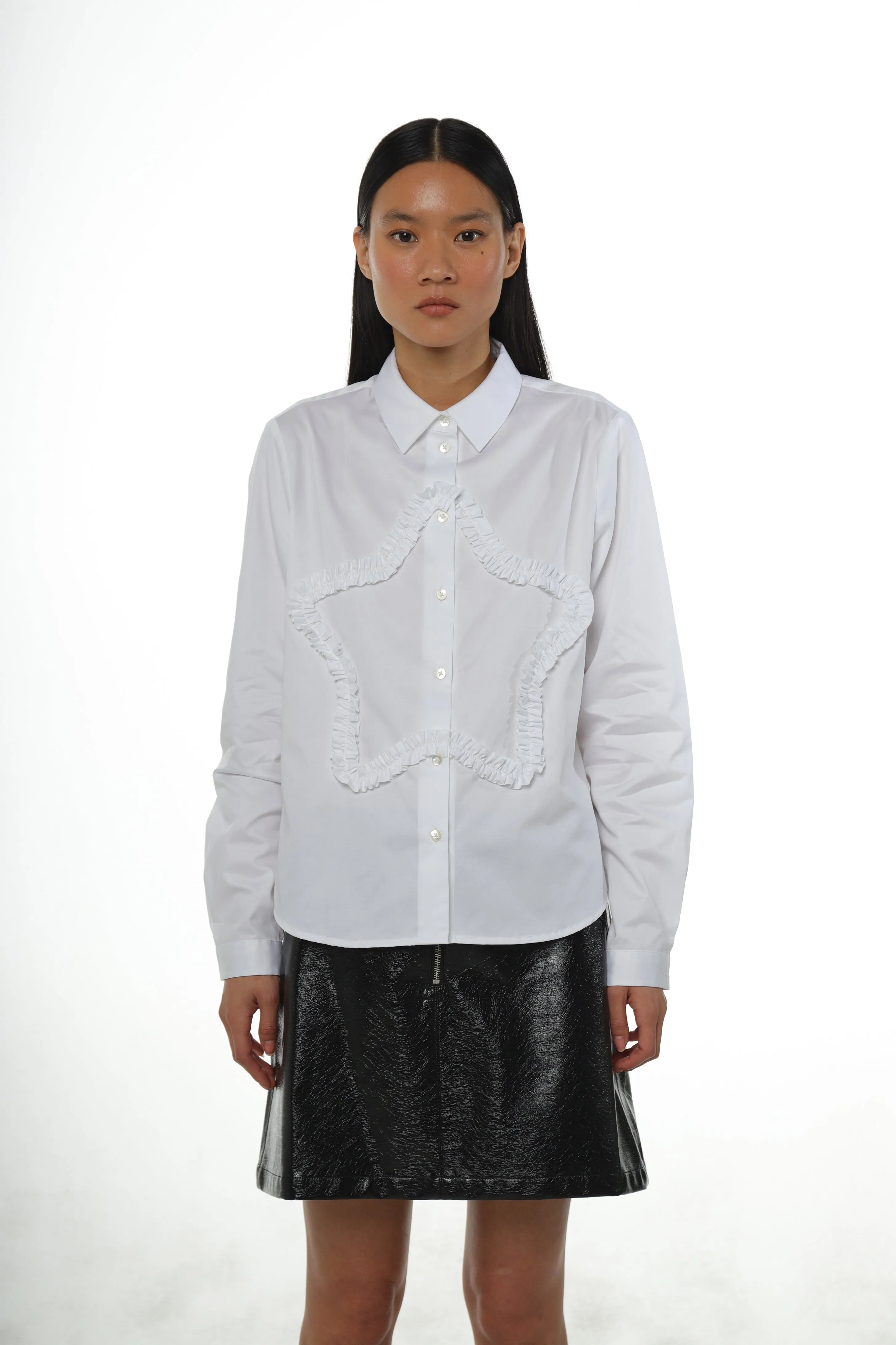 SIRIUS SHIRT IN WHITE sold by Sandy Liang product image thumbnail 2