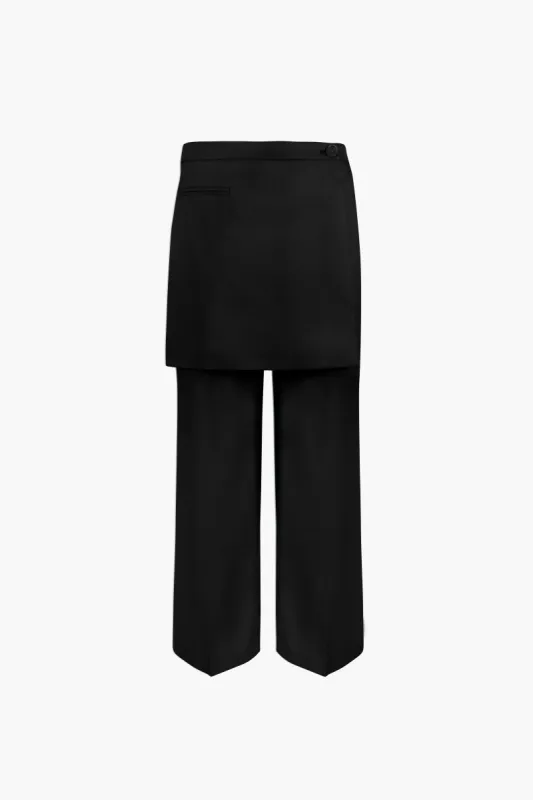 CROSBY PANT IN BLACK made by Sandy Liang