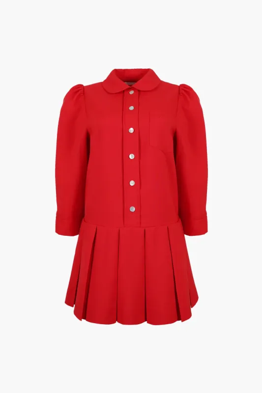 SOMM DRESS IN RED sold by Sandy Liang