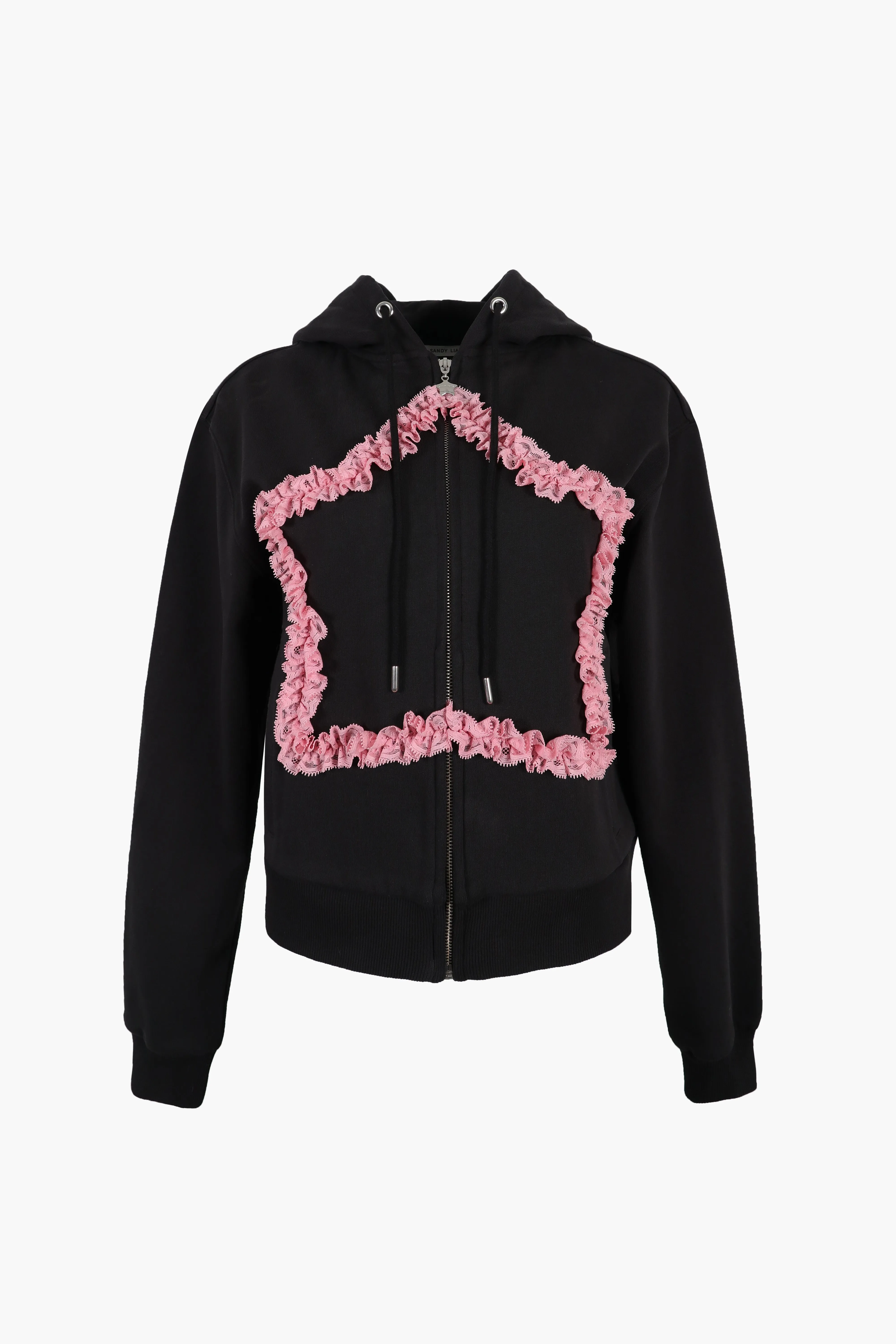 REGINA HOODIE IN BLACK sold by Sandy Liang