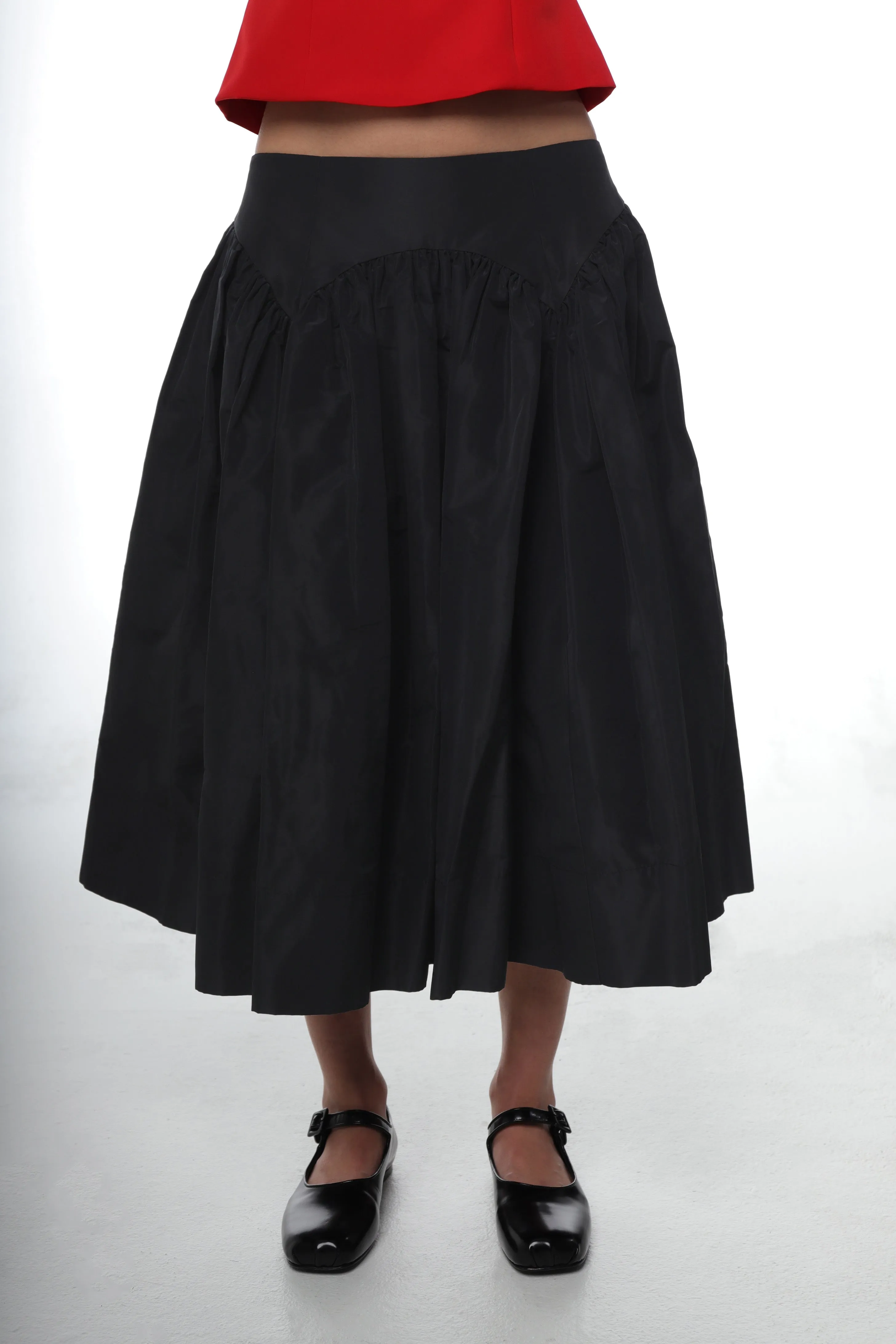 MURANO SKIRT IN BLACK sold by Sandy Liang product image thumbnail 2