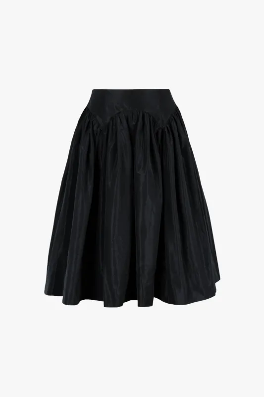 MURANO SKIRT IN BLACK sold by Sandy Liang