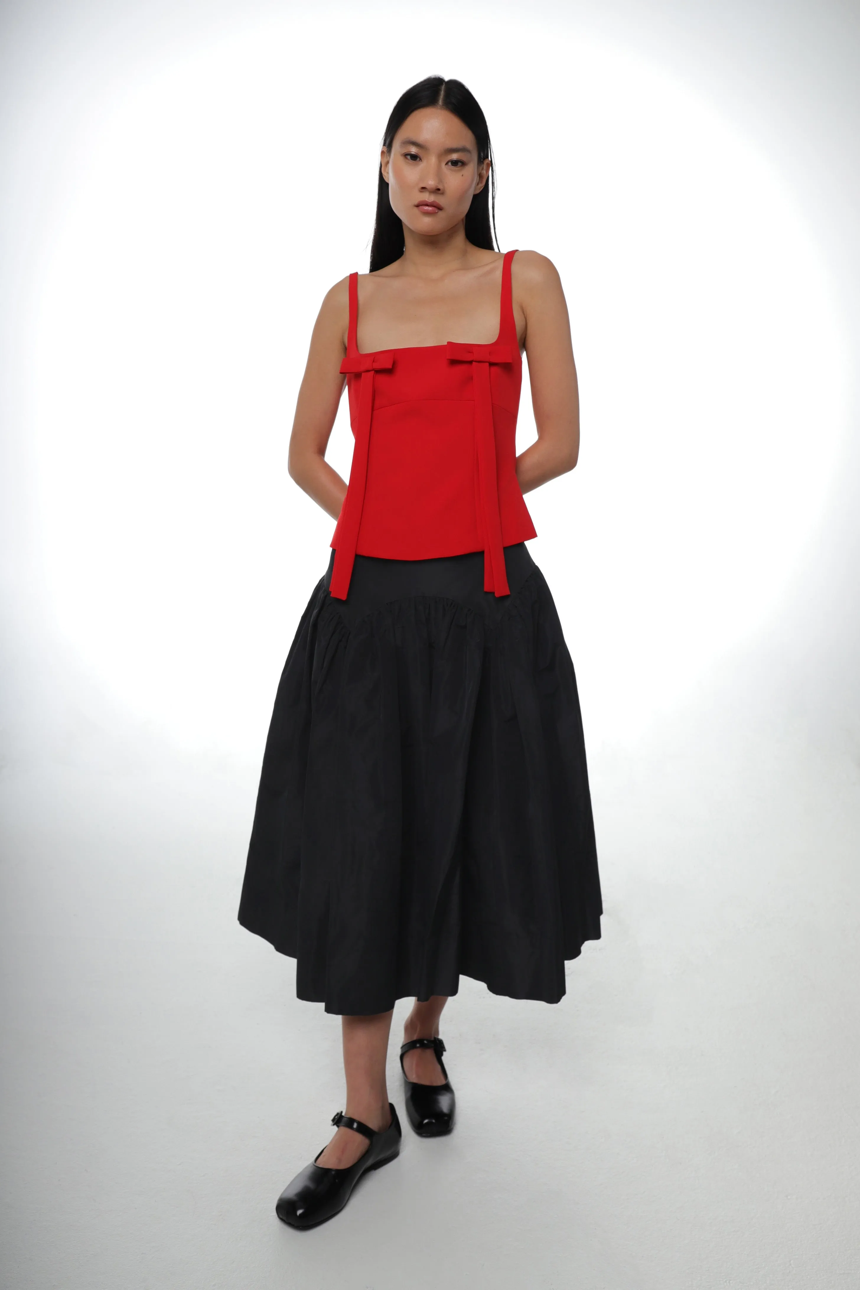 MURANO SKIRT IN BLACK sold by Sandy Liang product image thumbnail 3