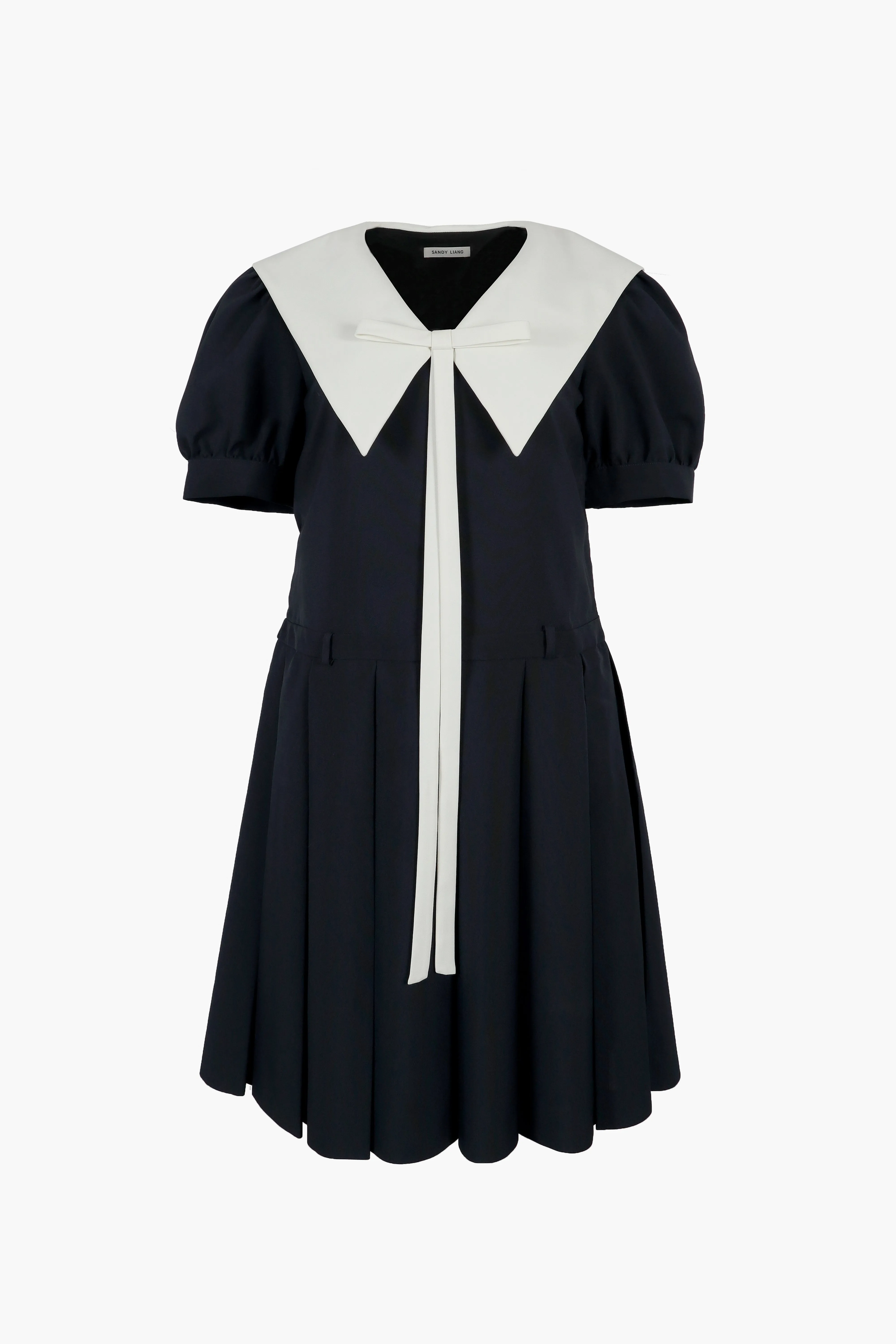 ALTA DRESS IN NAVY sold by Sandy Liang