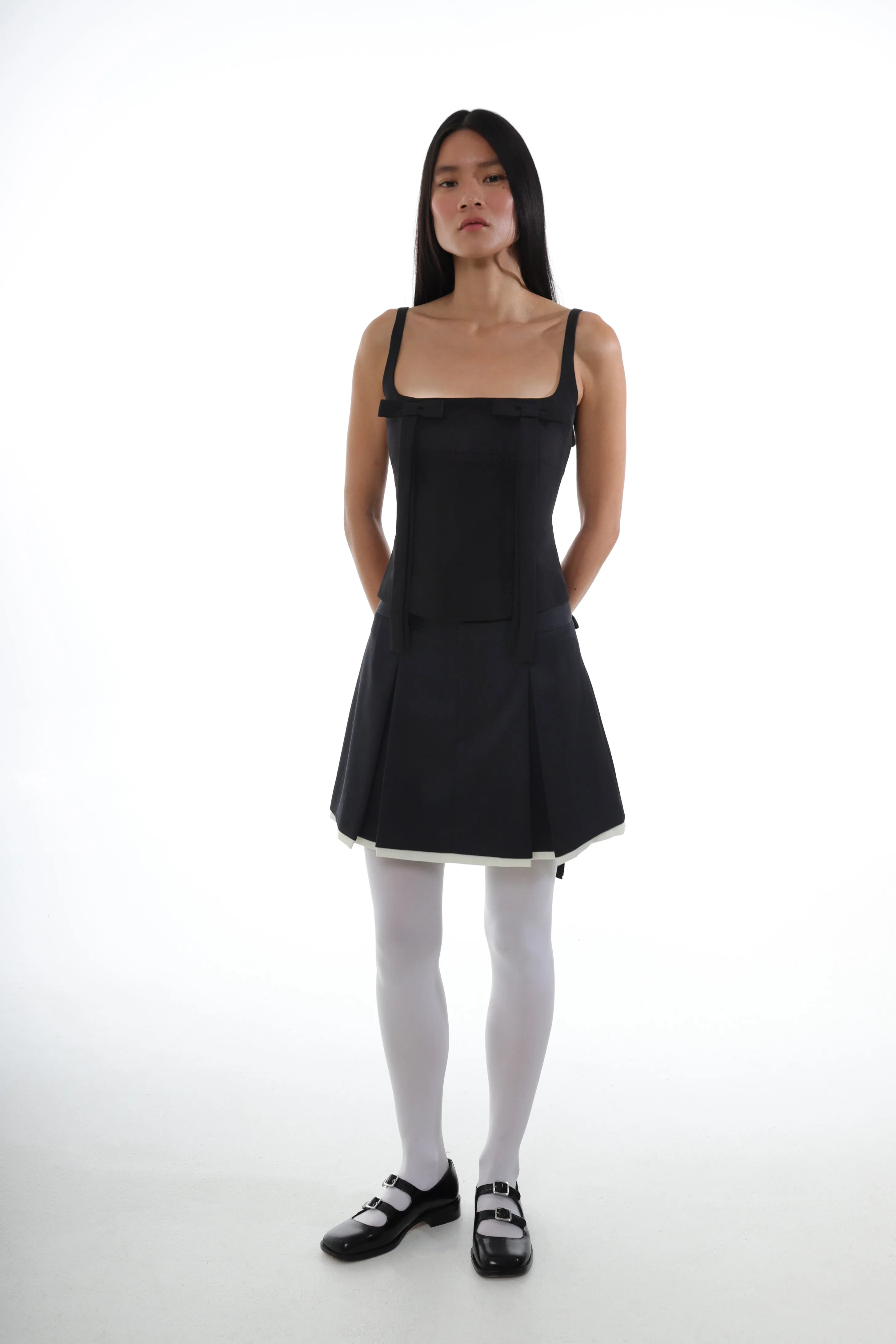 BARLOWE SKIRT IN BLACK sold by Sandy Liang product image thumbnail 2