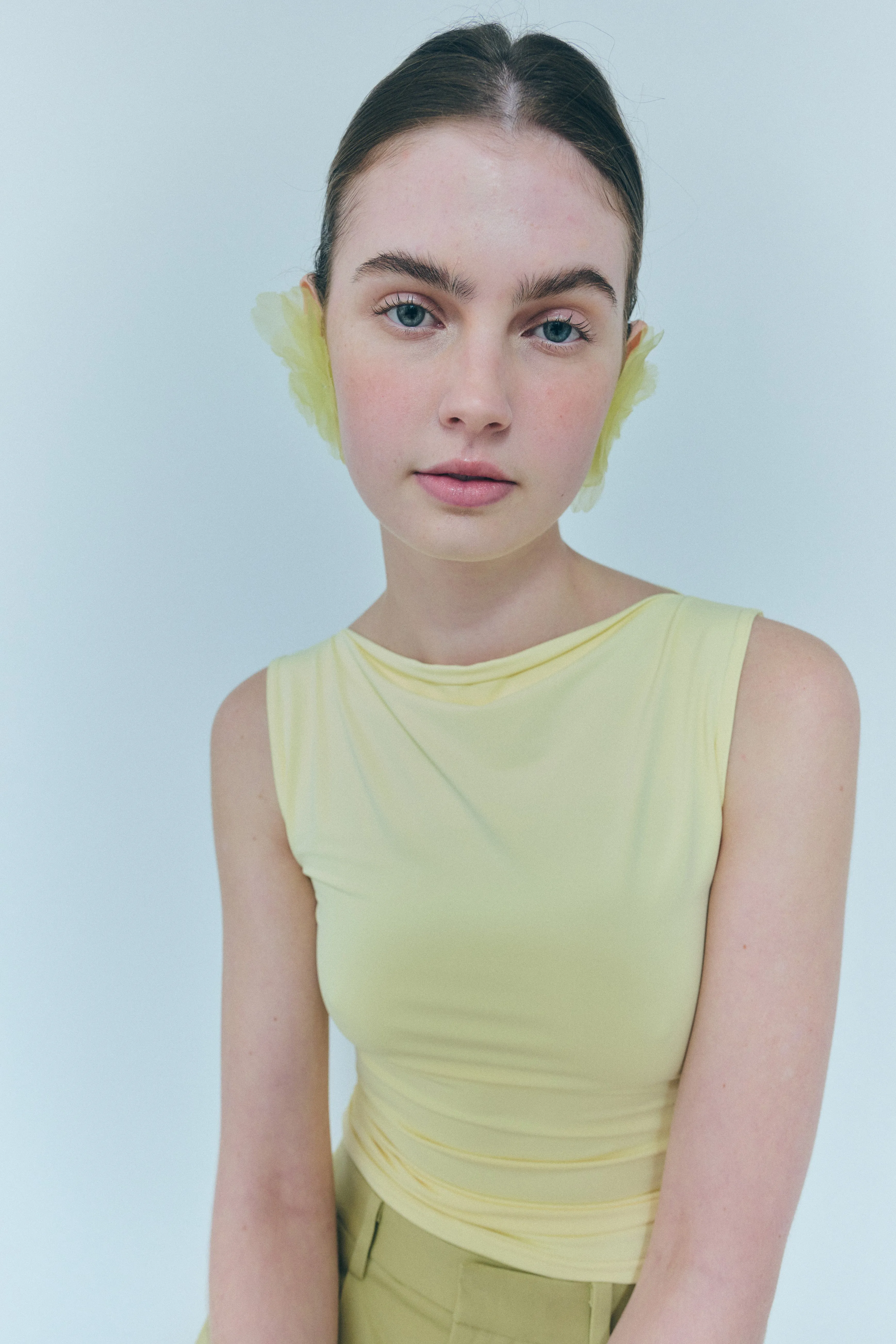 MUFF EARRINGS IN LEMON sold by Sandy Liang product image thumbnail 2