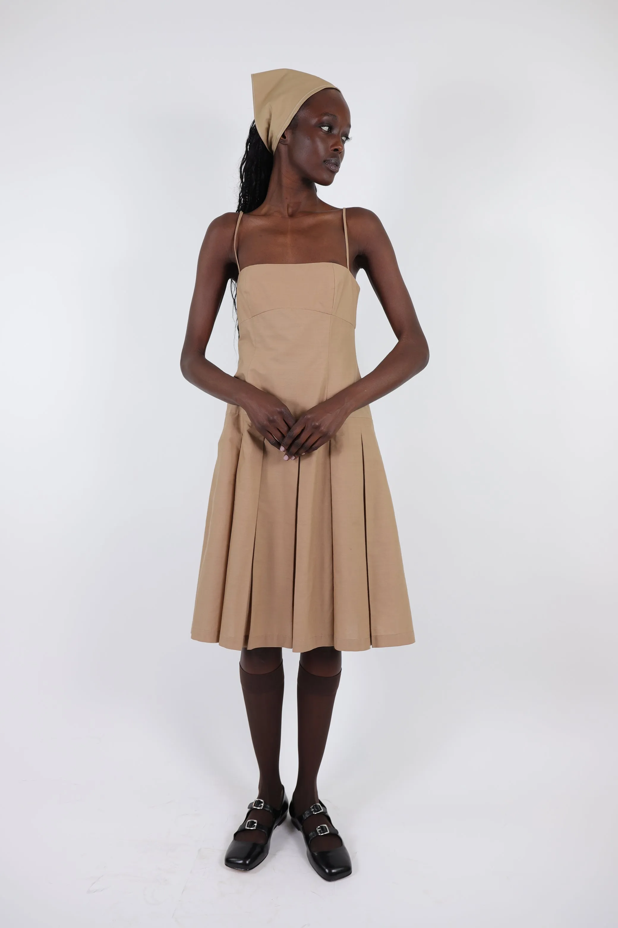 OBTUSE BANDANA IN TAUPE sold by Sandy Liang product image thumbnail 3