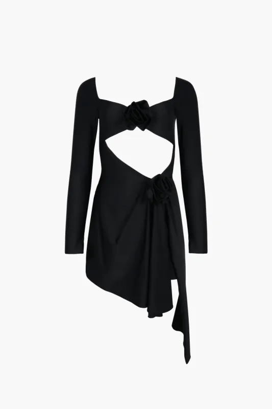 NARCISSA DRESS IN BLACK sold by Sandy Liang