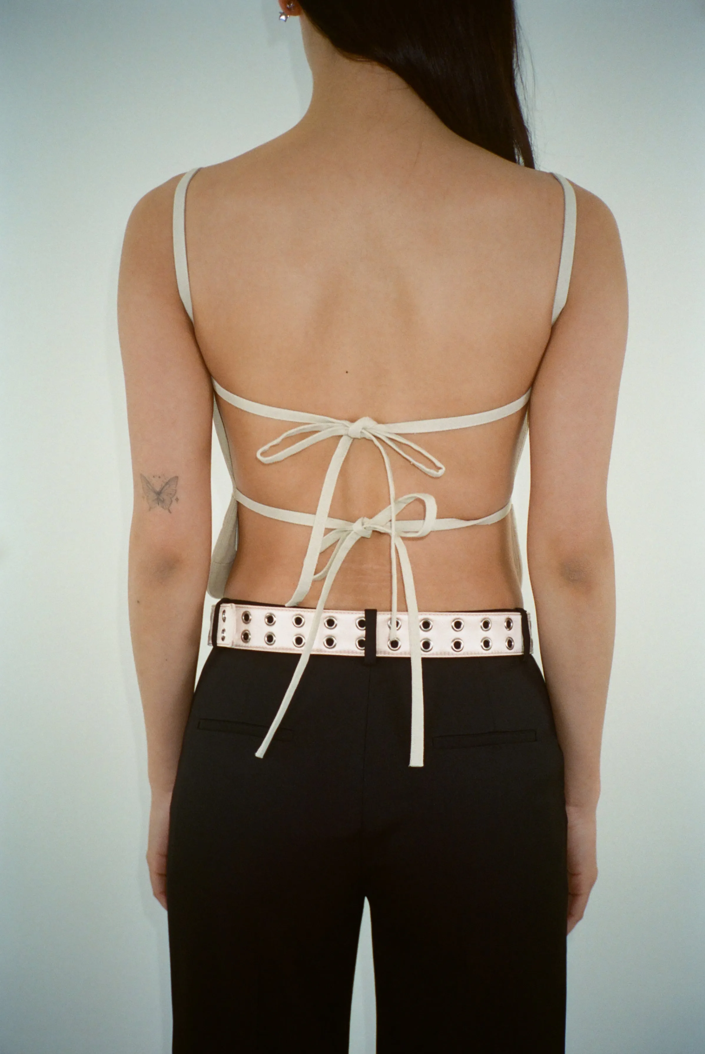 BRANDO TOP IN NATURAL sold by Sandy Liang product image thumbnail 5