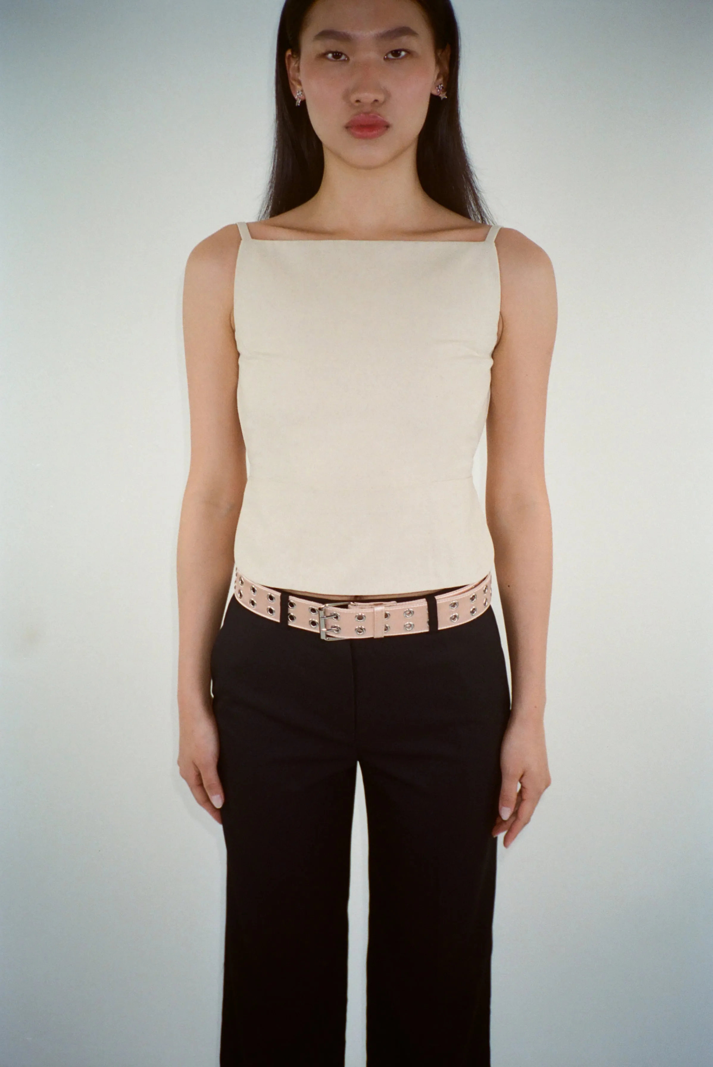 BRANDO TOP IN NATURAL sold by Sandy Liang product image thumbnail 2