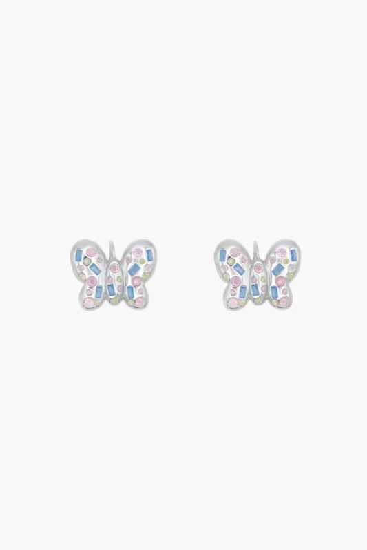 NABO EARRINGS IN SILVER sold by Sandy Liang
