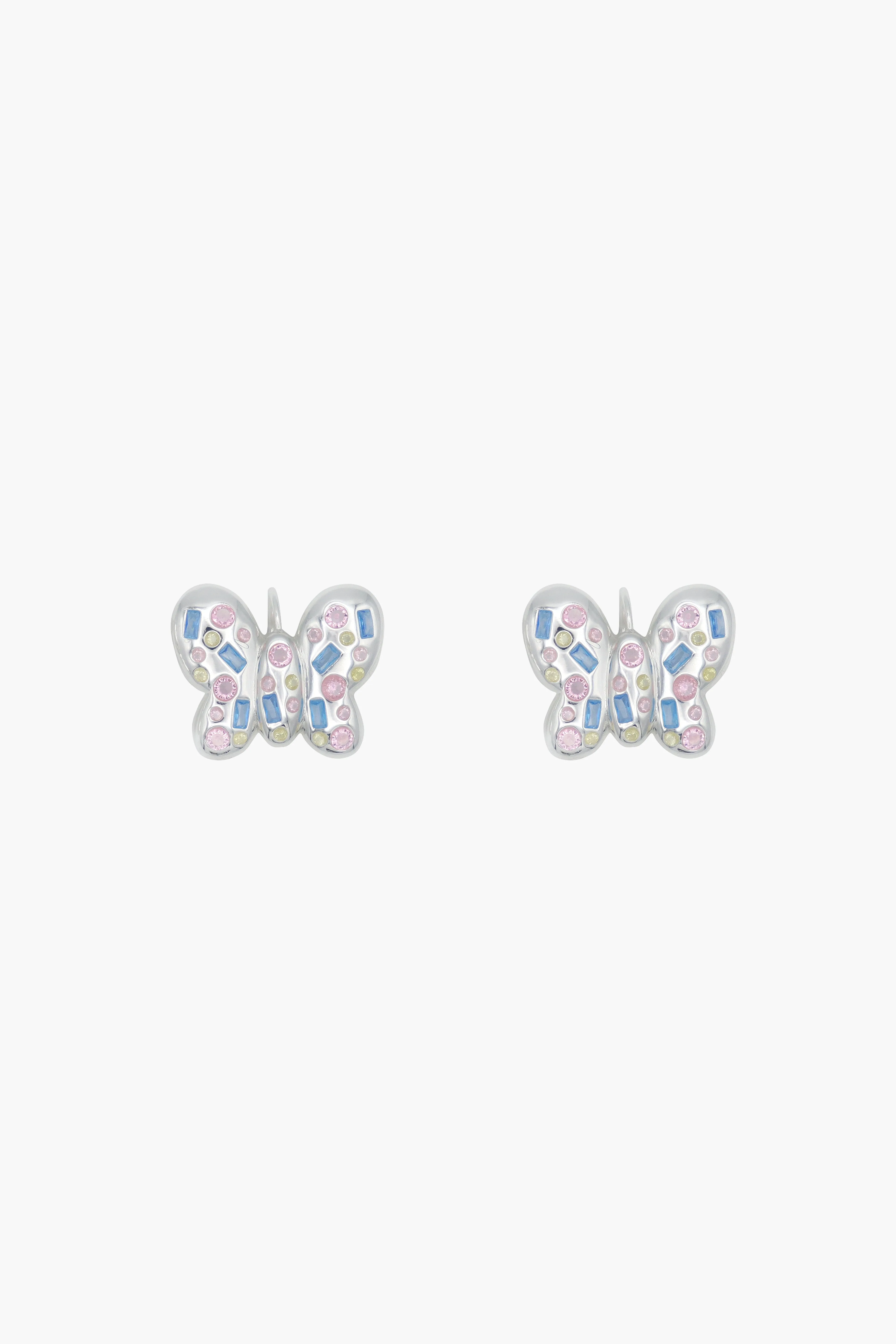 NABO EARRINGS IN SILVER sold by Sandy Liang