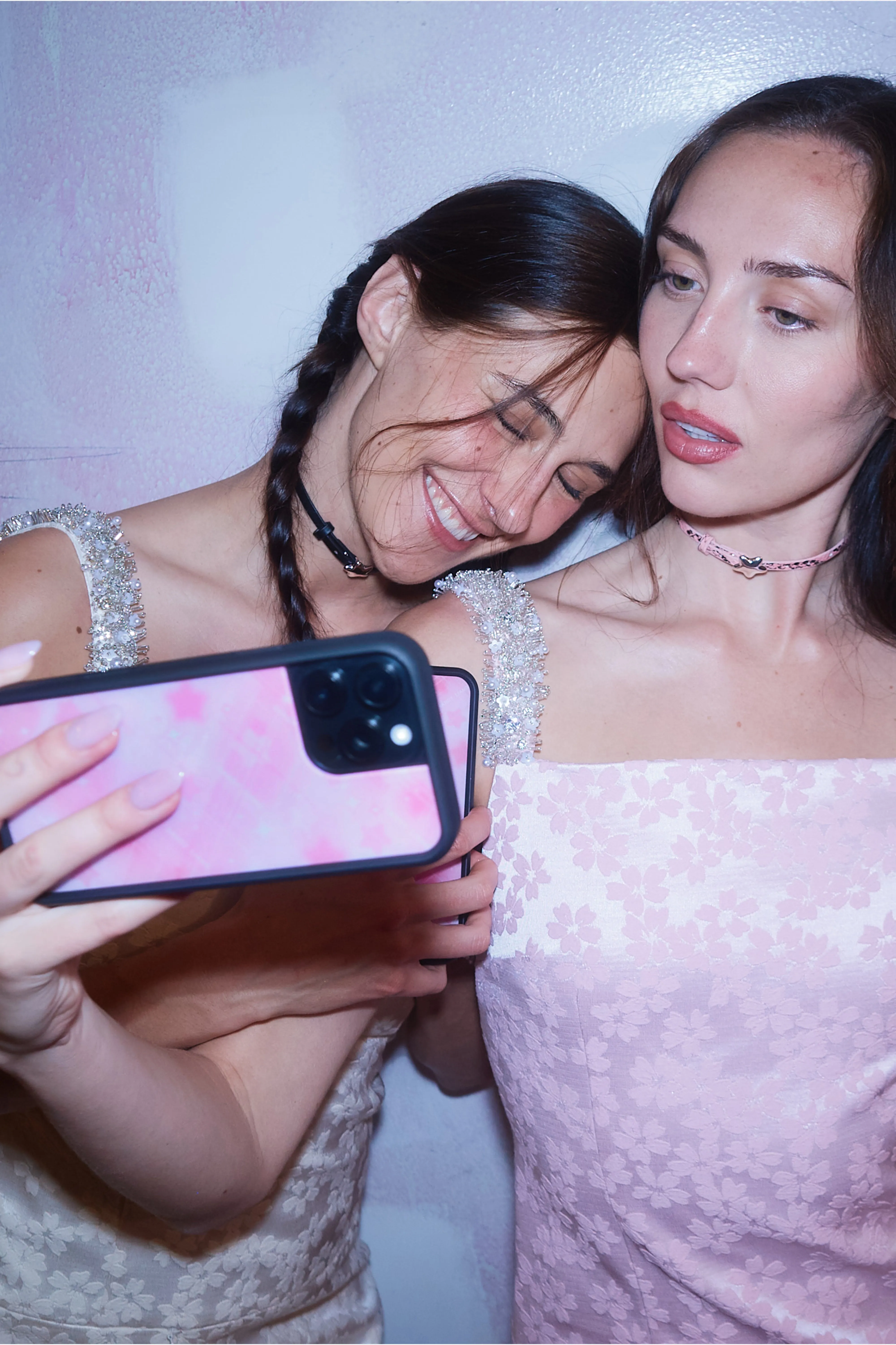 SL X WILDFLOWER STARRY PLAID IPHONE PLUS CASE sold by Sandy Liang product image thumbnail 3
