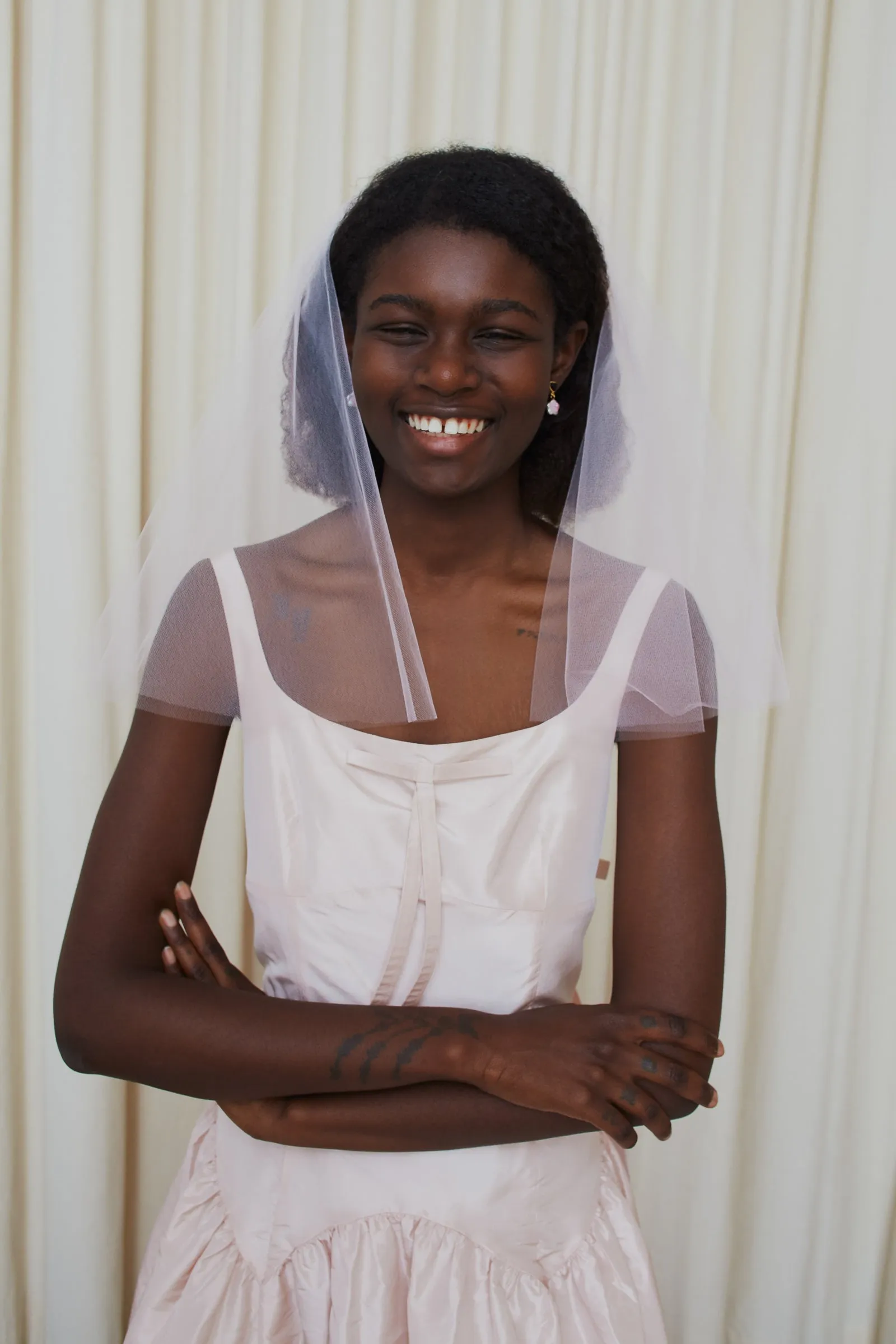 PEACH DRESS sold by Sandy Liang product image thumbnail 5