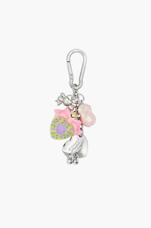 COLLECTOR KEYCHAIN 2.0 IN SILVER sold by Sandy Liang