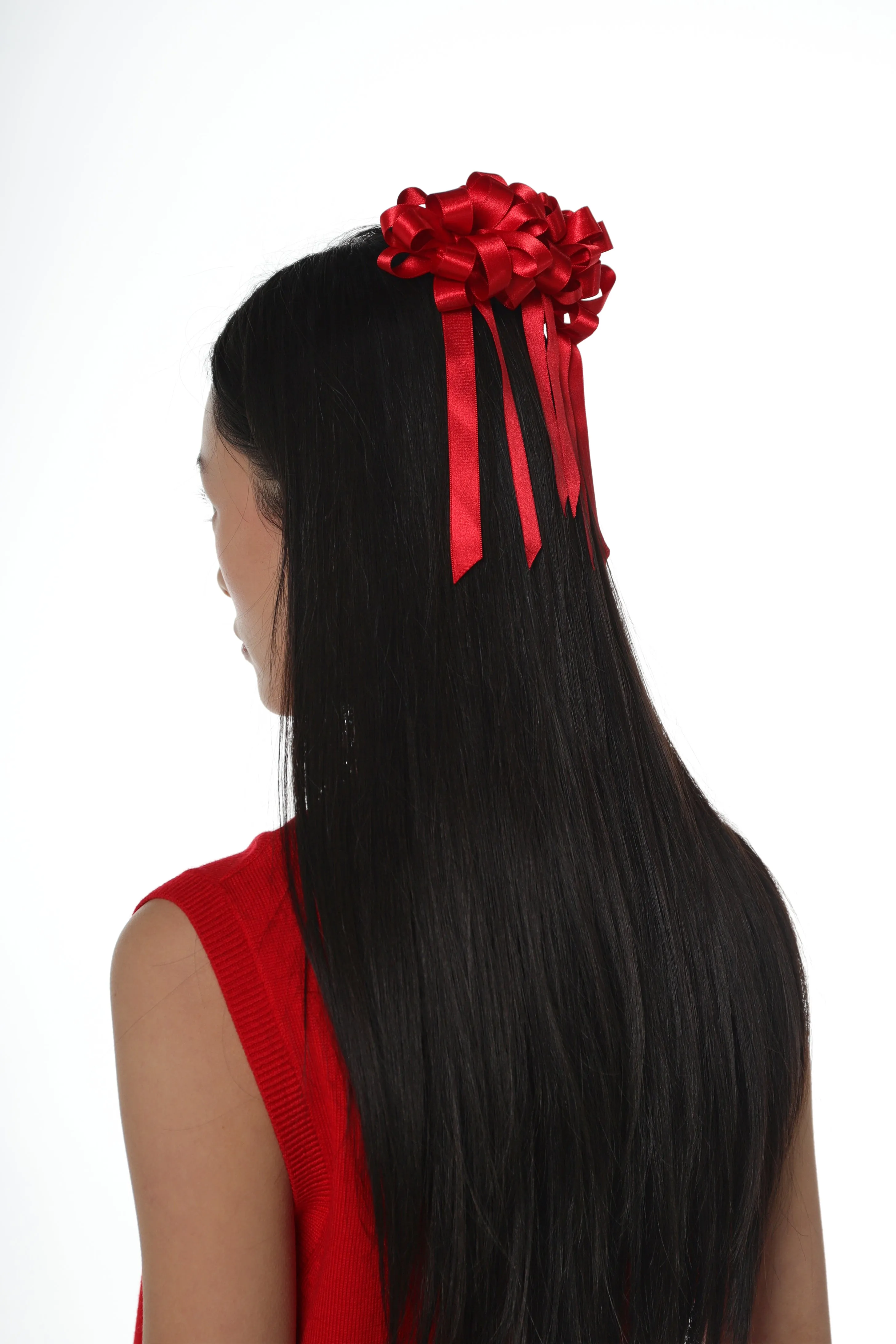 ACCOLADE BARRETTE IN RED sold by Sandy Liang product image thumbnail 3