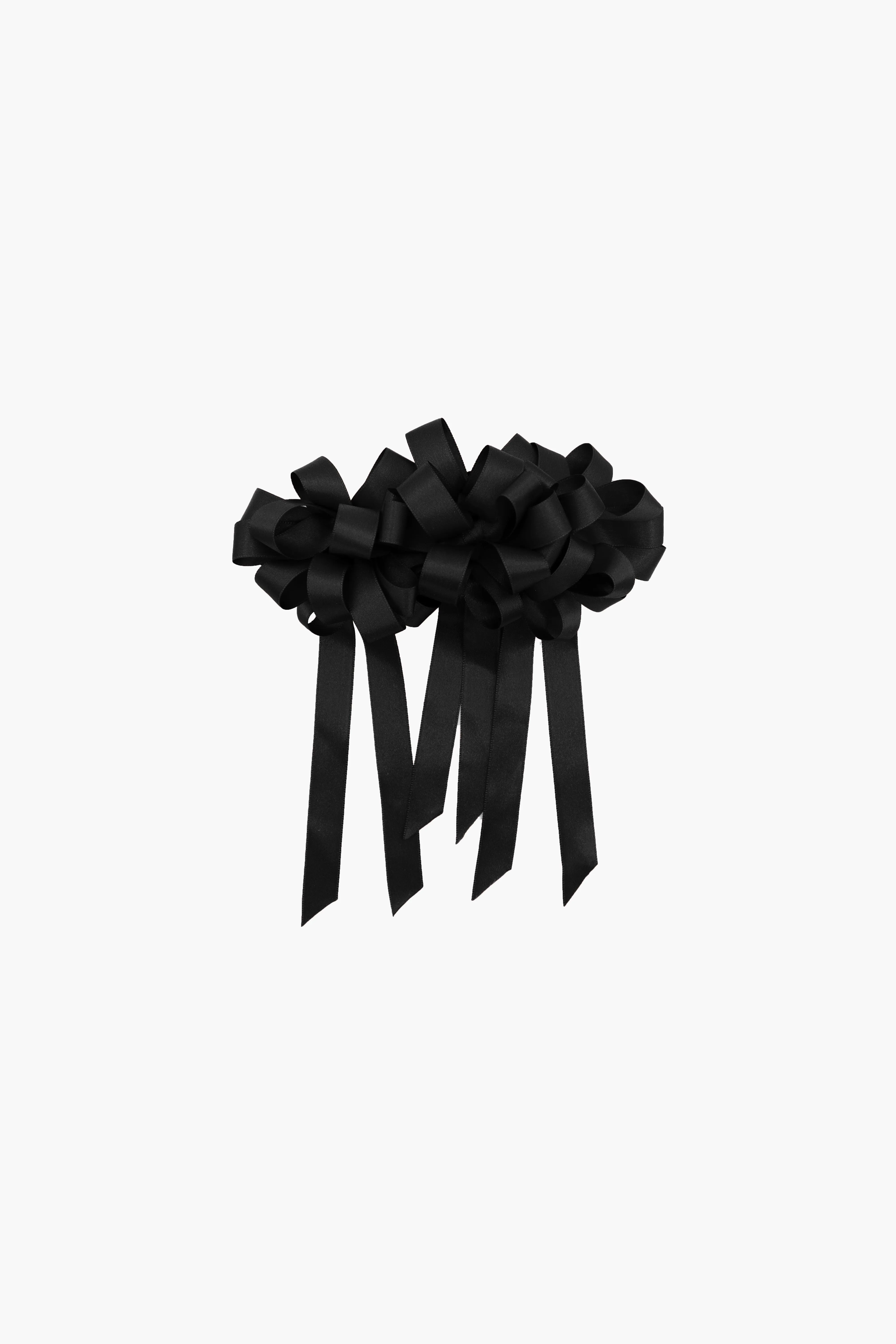 ACCOLADE BARRETTE IN BLACK sold by Sandy Liang