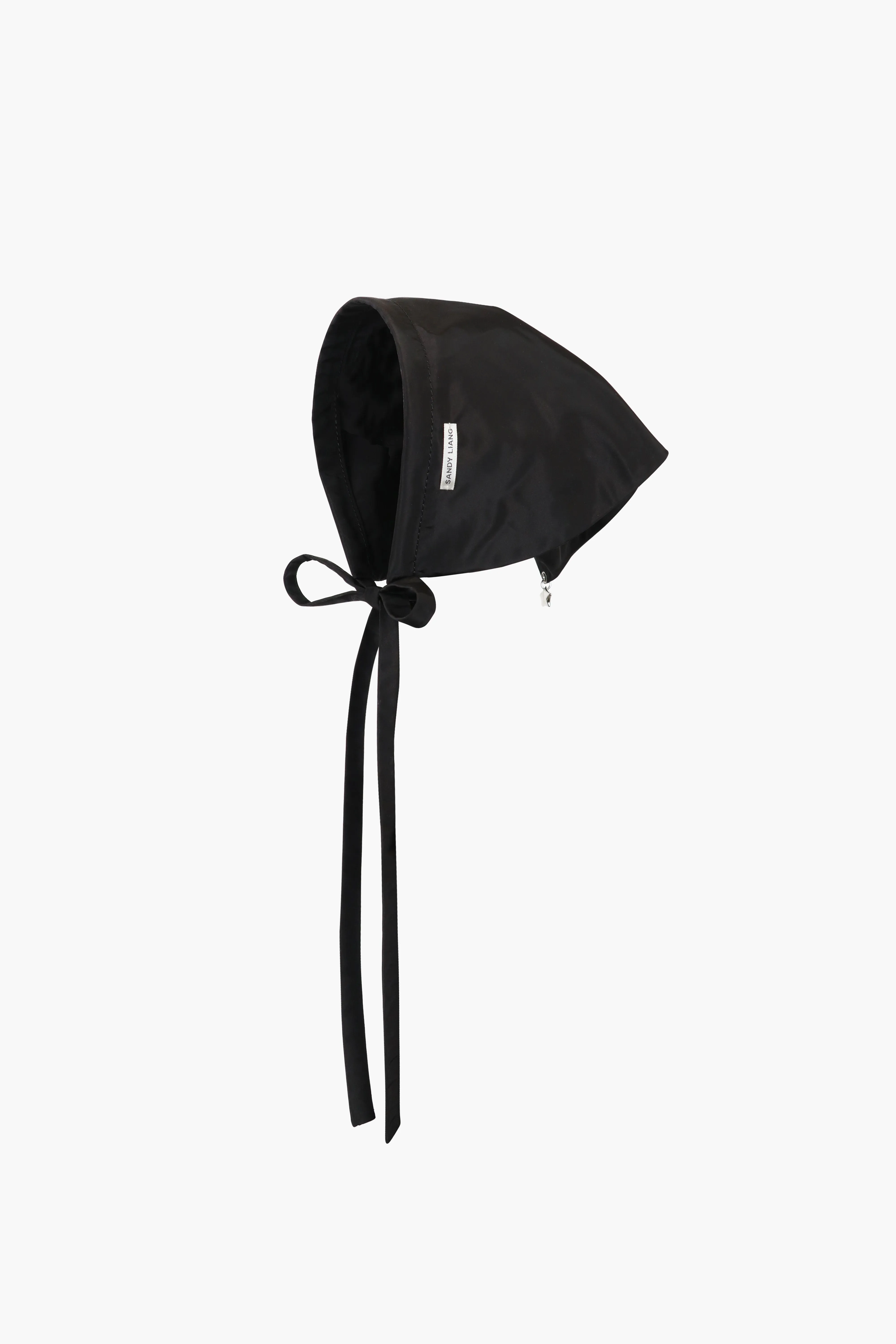 ACUTE BANDANA HEADBAND IN BLACK sold by Sandy Liang