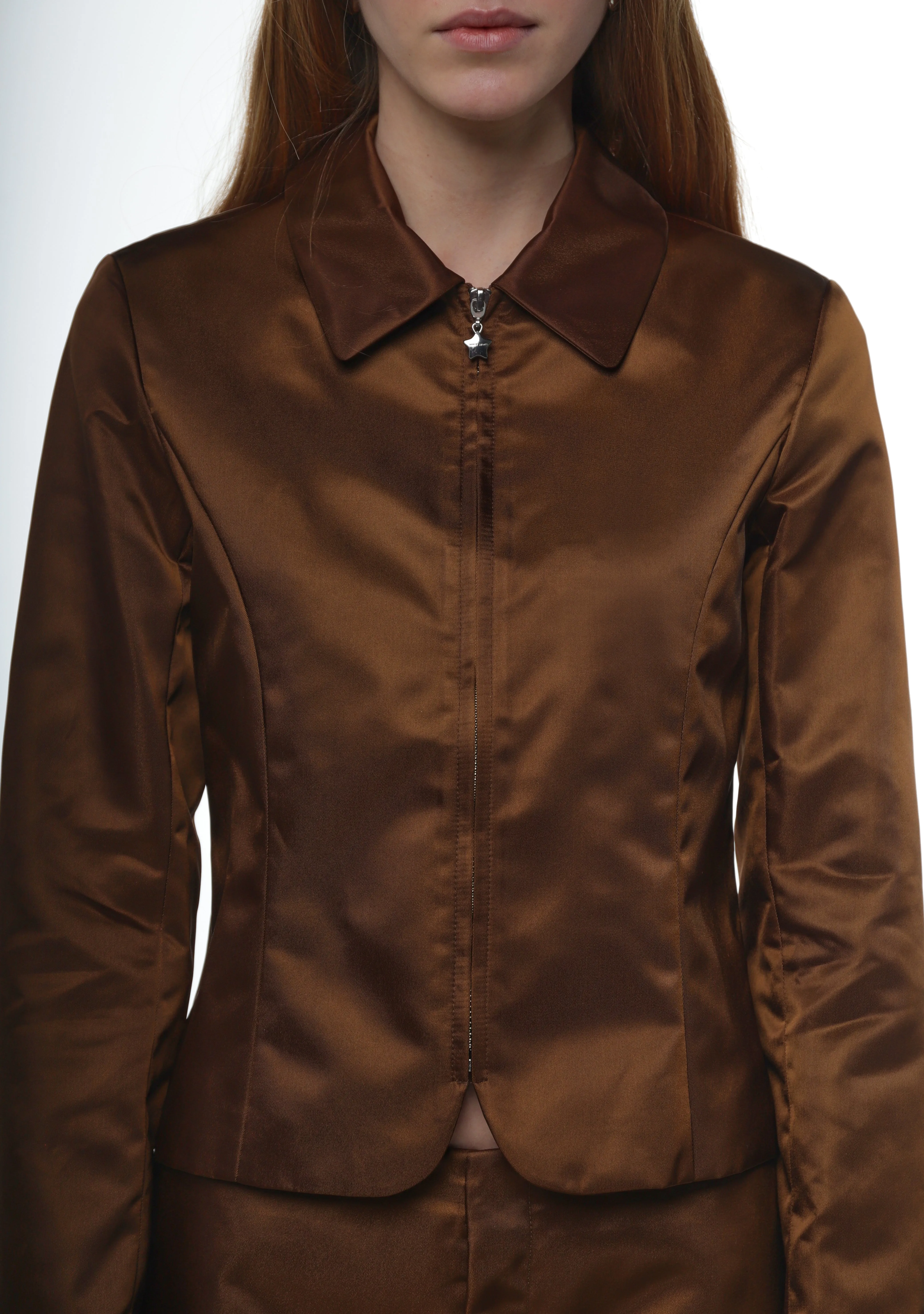 ANNECY JACKET IN BROWN sold by Sandy Liang product image thumbnail 2