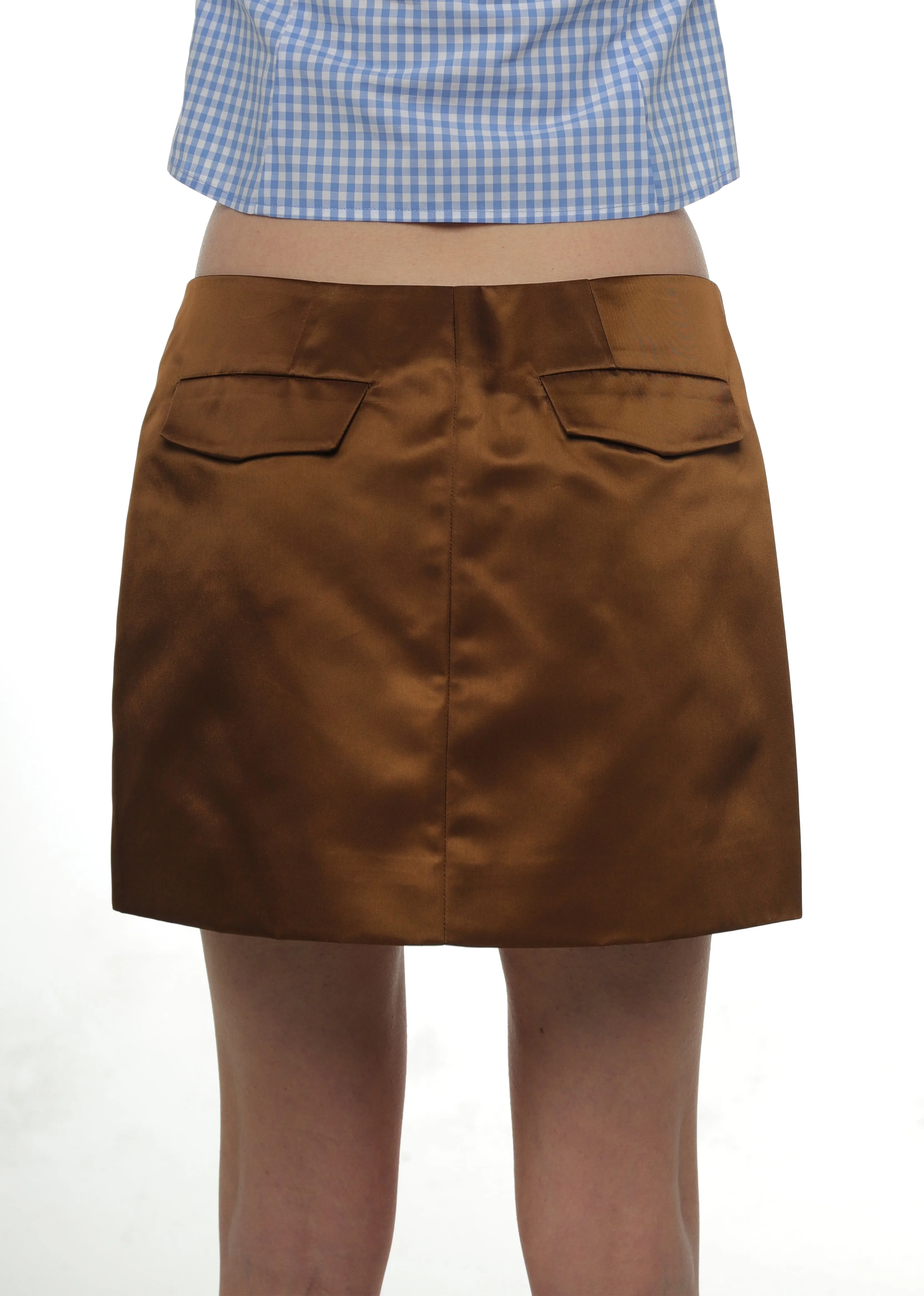 JARDIN SKIRT IN BROWN sold by Sandy Liang product image thumbnail 3