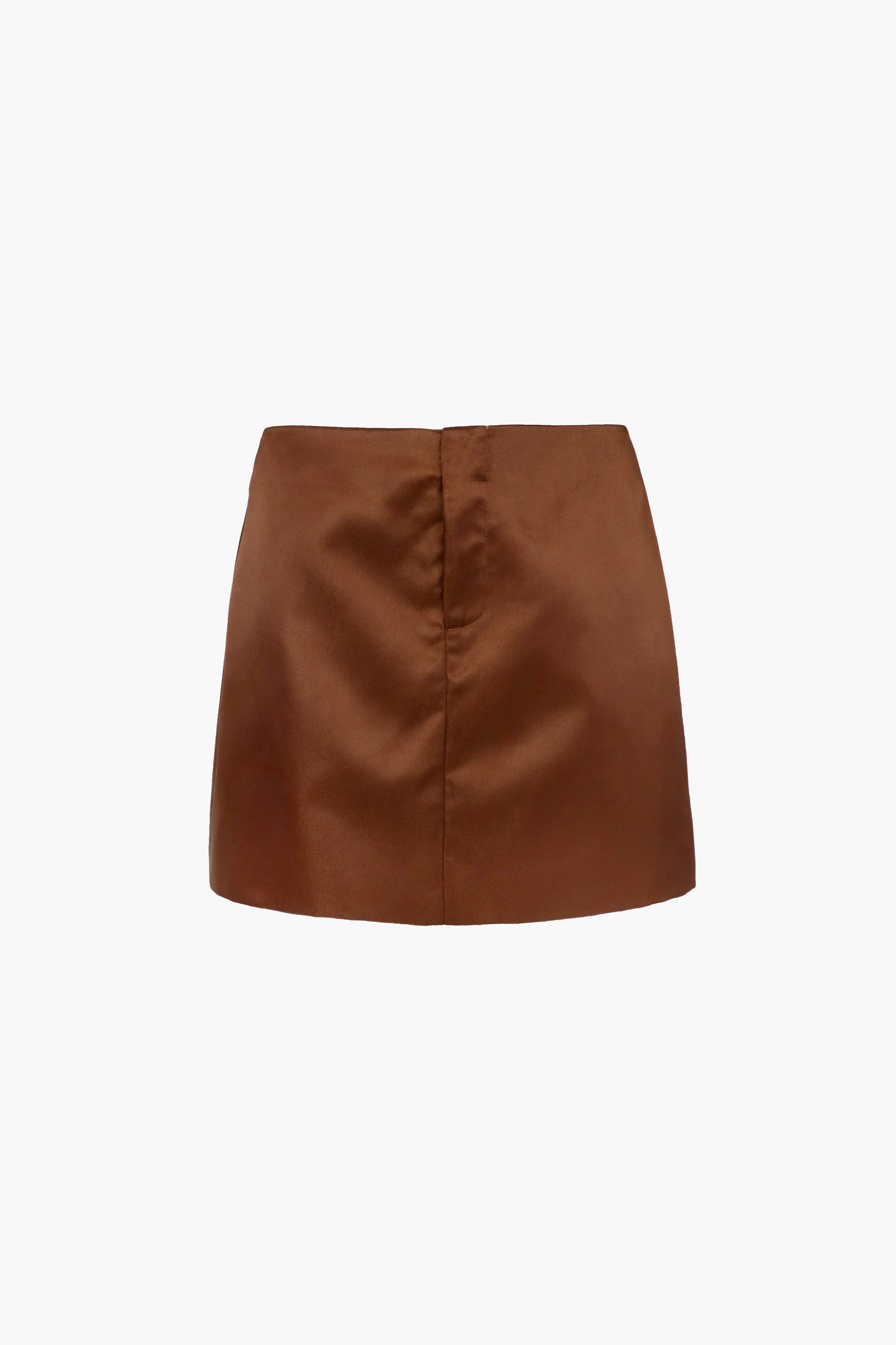 JARDIN SKIRT IN BROWN sold by Sandy Liang
