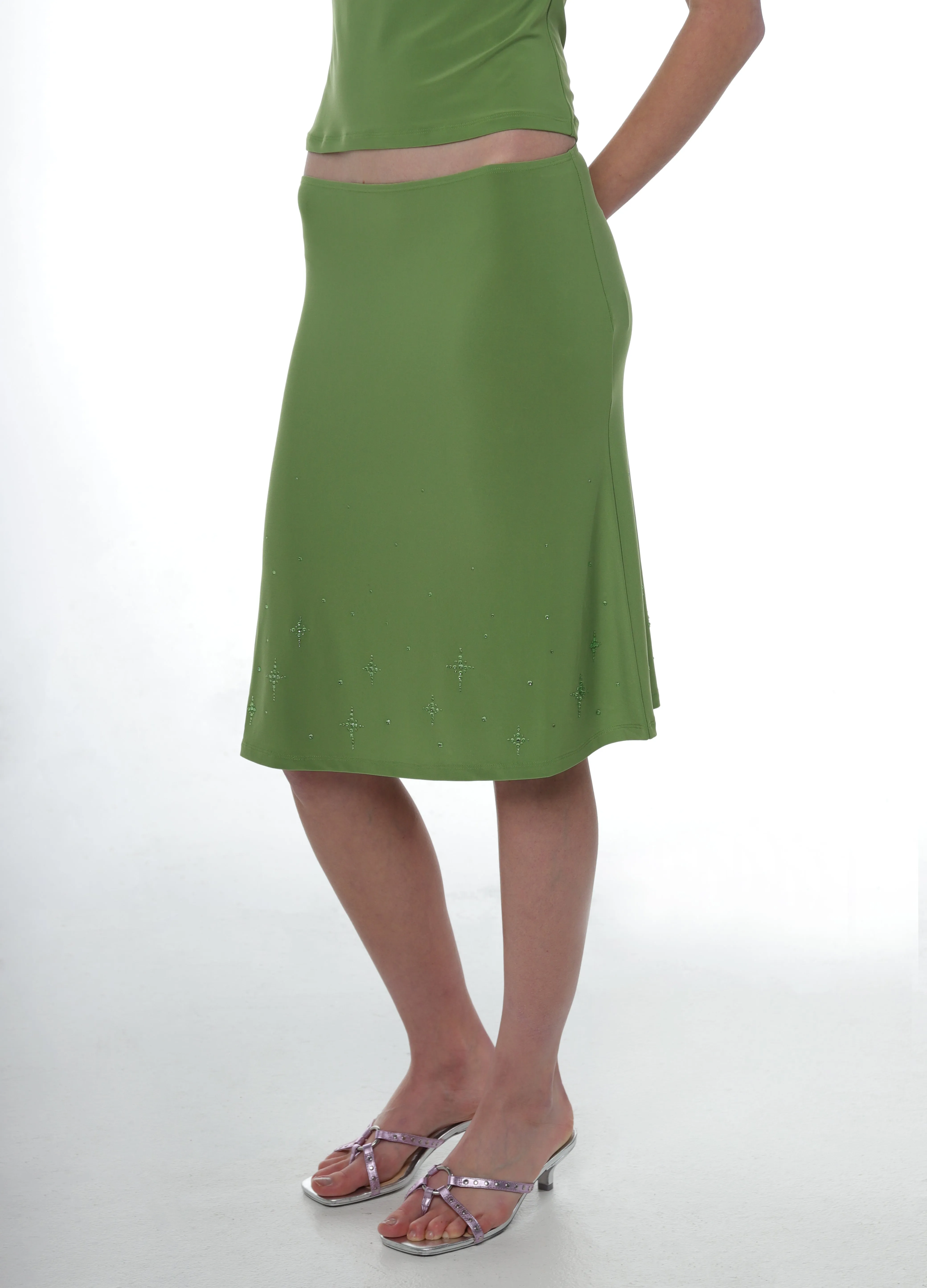 EMOLGA SKIRT IN LIME sold by Sandy Liang product image thumbnail 4