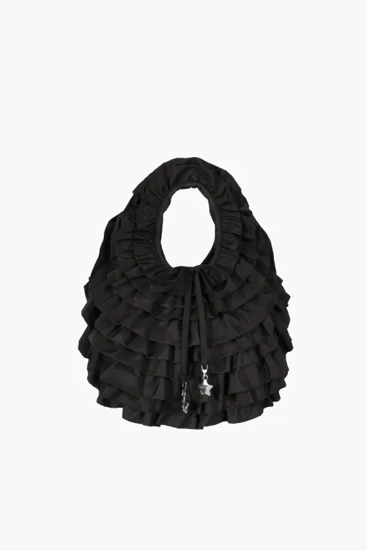 NAPA BAG IN BLACK TAFFETA sold by Sandy Liang